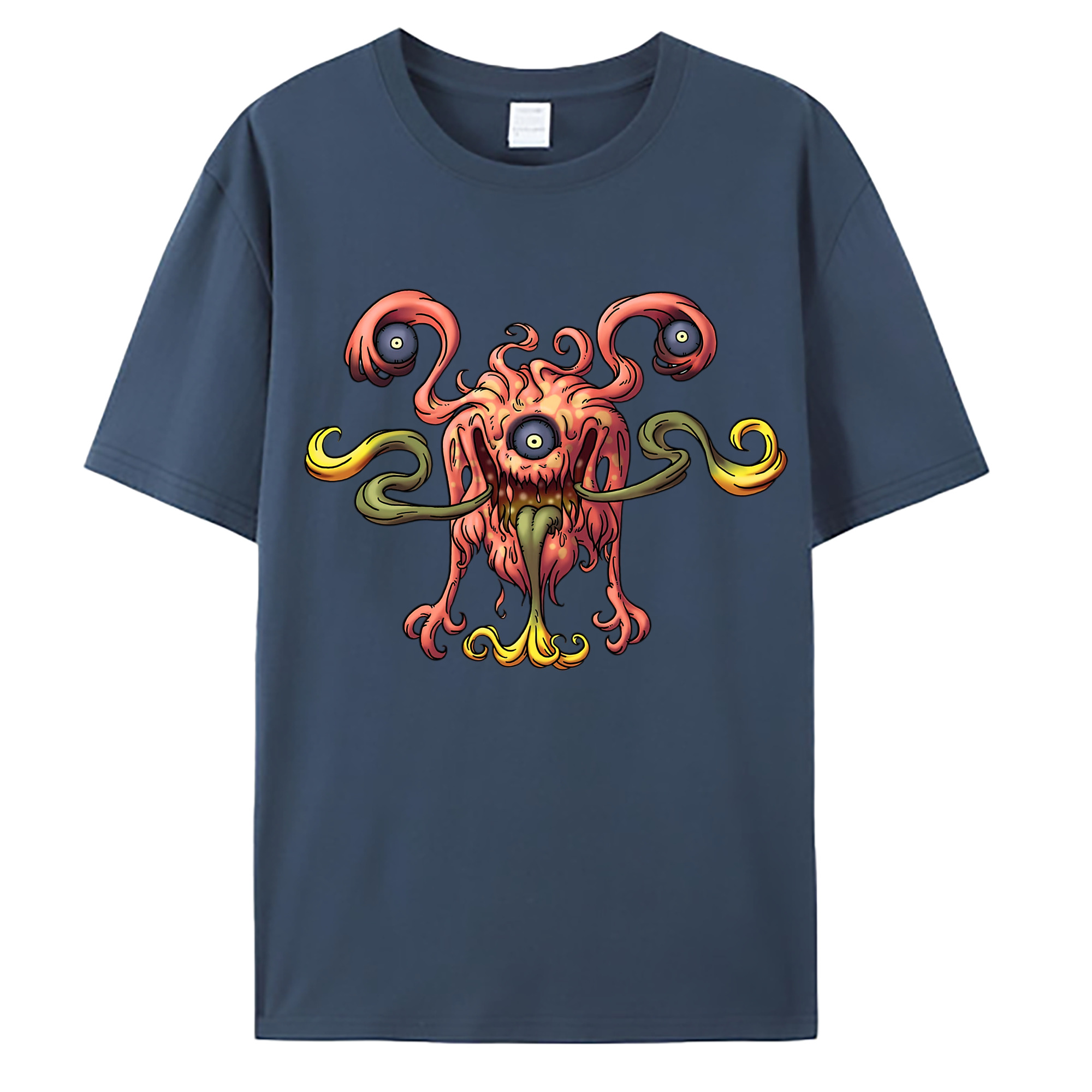（画像用） ドラゴンクエスト Doragon Kuesuto Dragon Quest 綿100％ メンズ半袖Tシャツ｜肌触りやわらか＆通気性