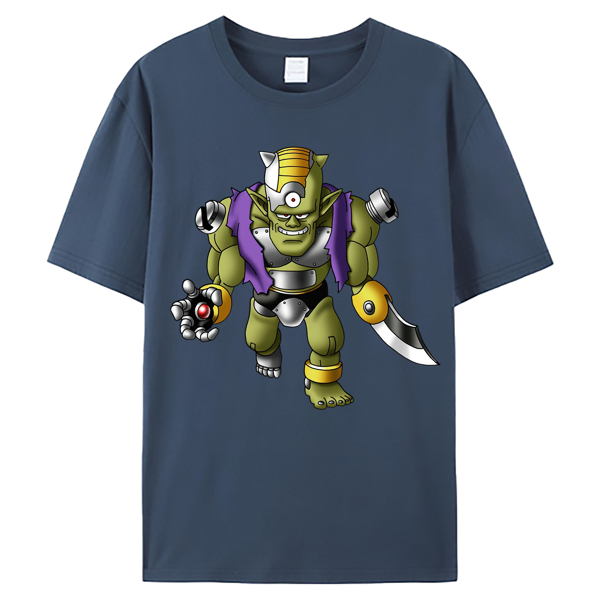 （画像用） ドラゴンクエスト Doragon Kuesuto Dragon Quest 綿100％ メンズ半袖Tシャツ｜肌触りやわらか＆通気性