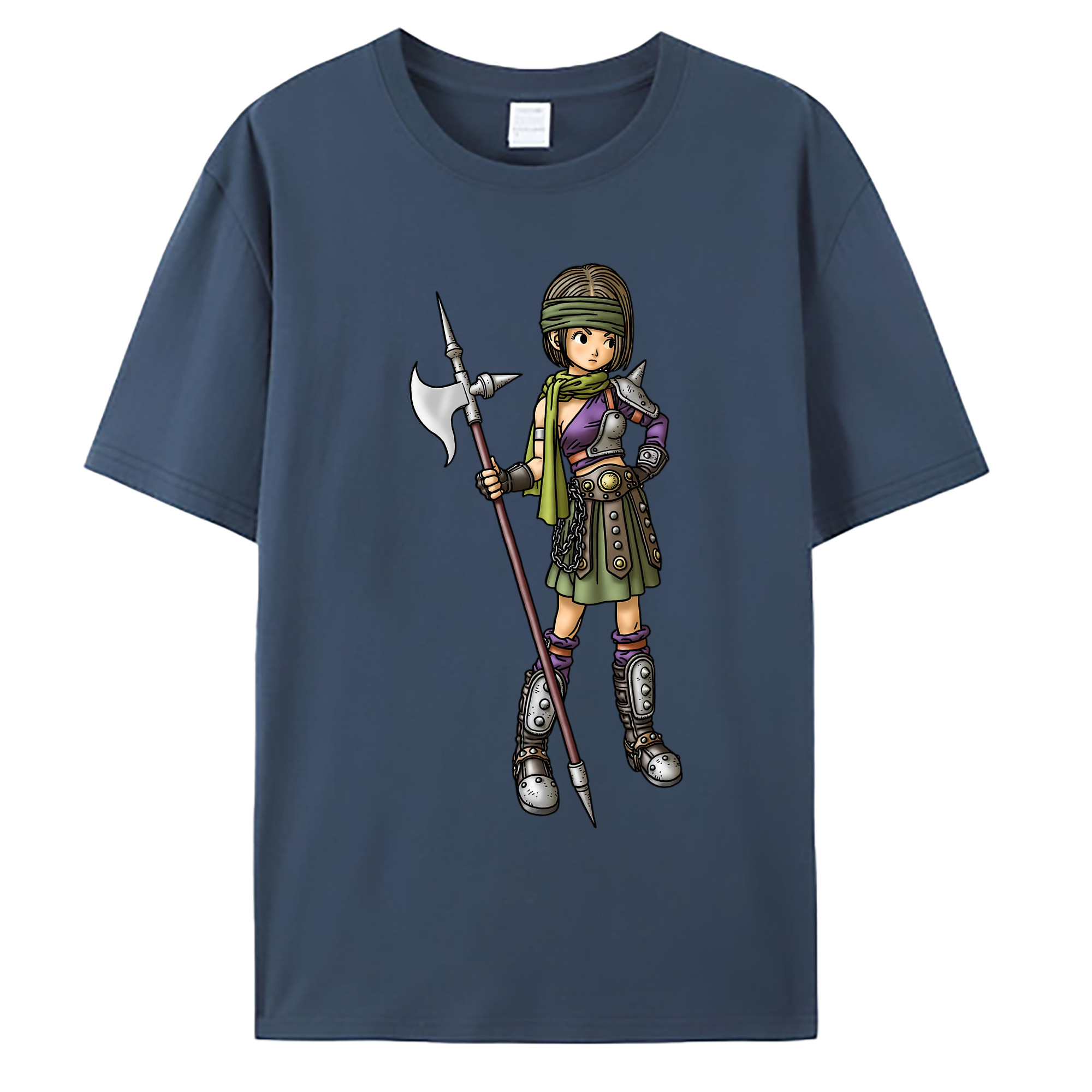 （画像用） ドラゴンクエスト Doragon Kuesuto Dragon Quest 綿100％ メンズ半袖Tシャツ｜肌触りやわらか＆通気性