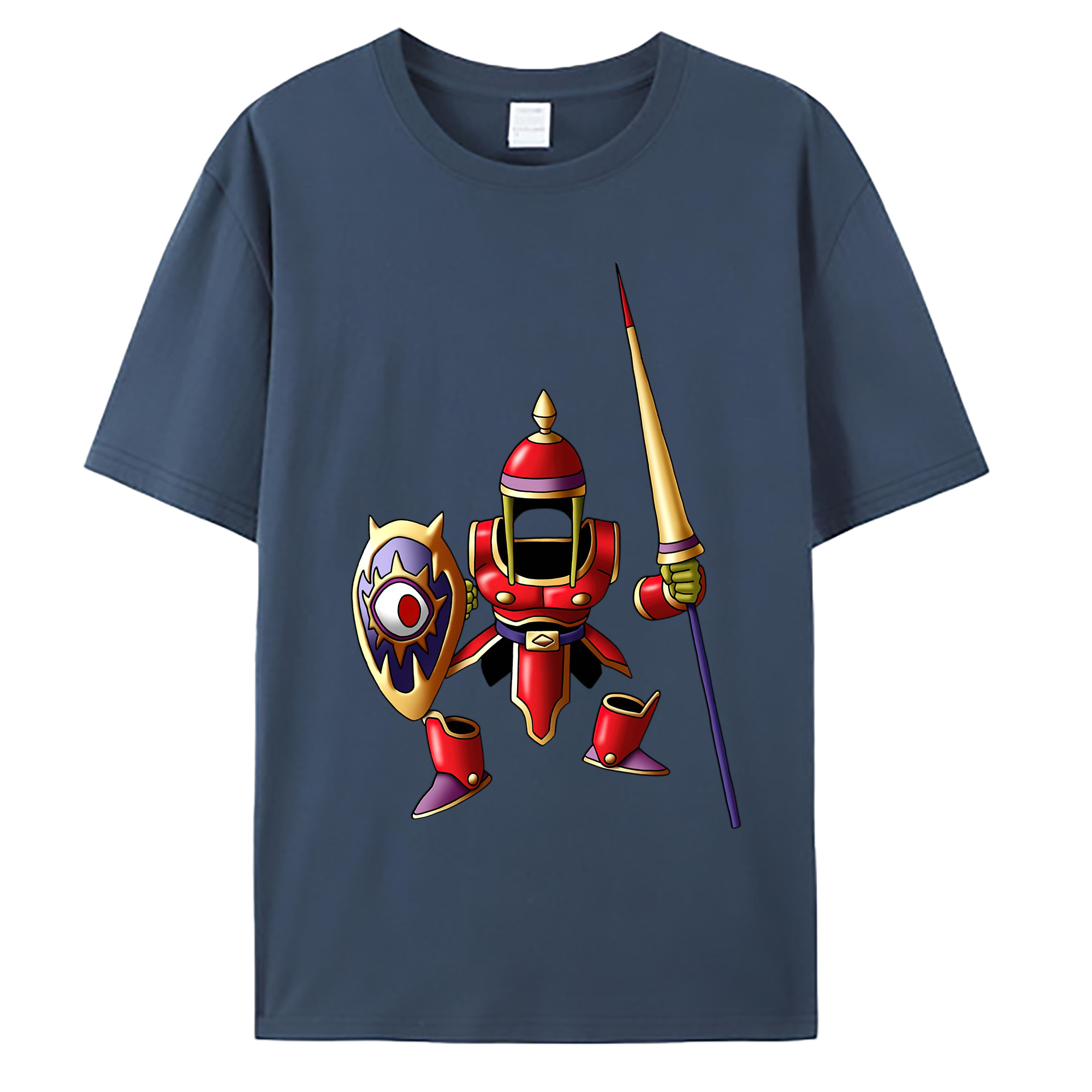 （画像用） ドラゴンクエスト Doragon Kuesuto Dragon Quest 綿100％ メンズ半袖Tシャツ｜肌触りやわらか＆通気性