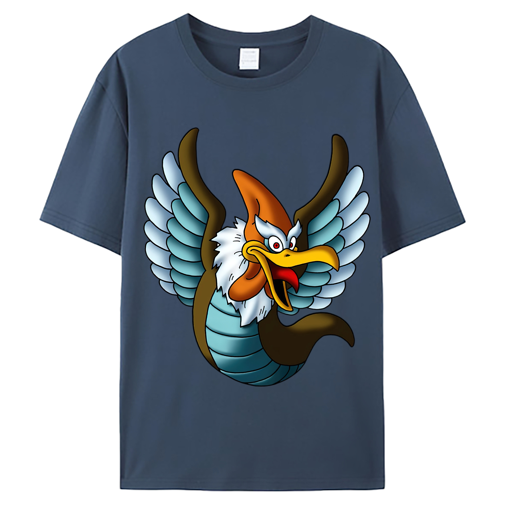 （画像用） ドラゴンクエスト Doragon Kuesuto Dragon Quest 綿100％ メンズ半袖Tシャツ｜肌触りやわらか＆通気性