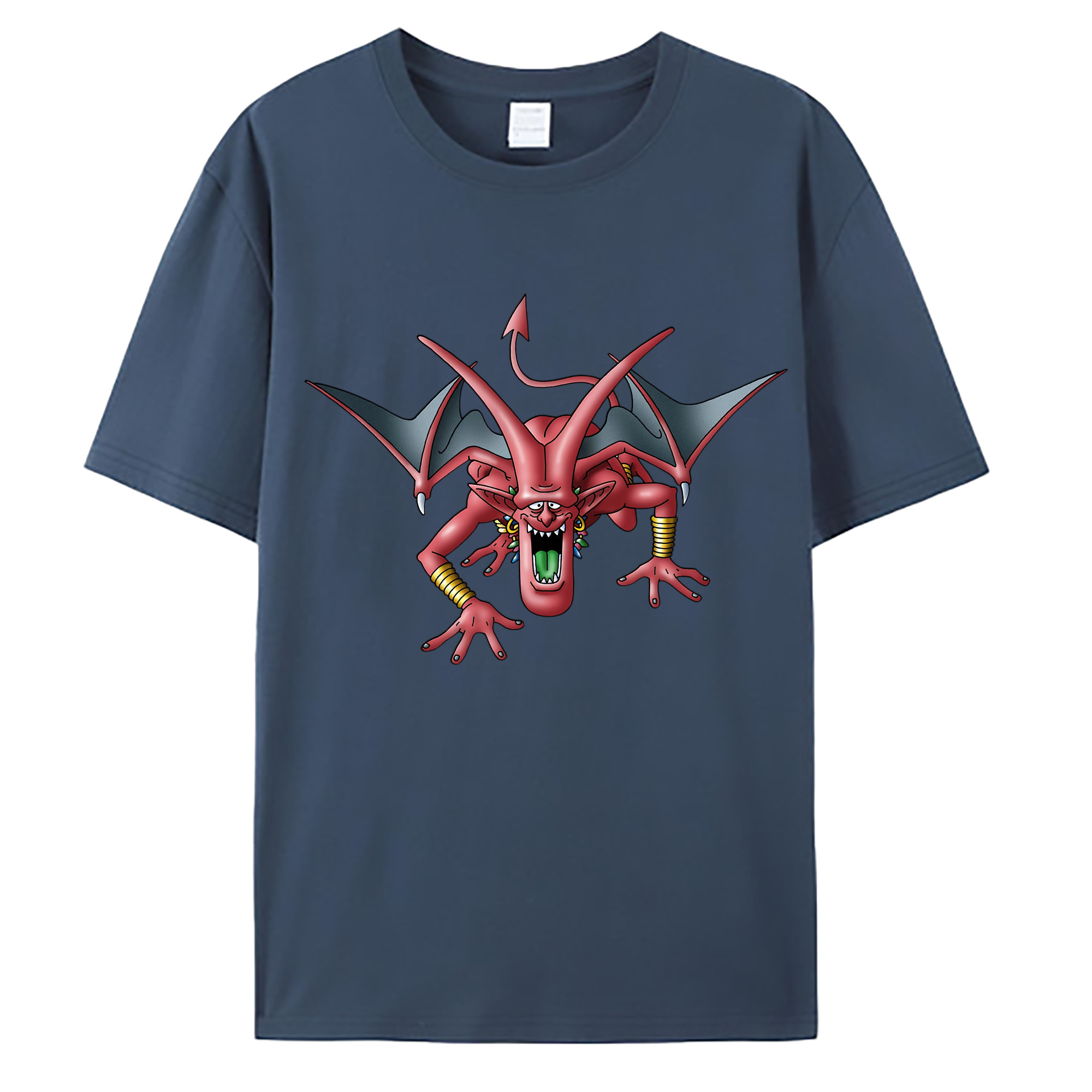 （画像用） ドラゴンクエスト Doragon Kuesuto Dragon Quest 綿100％ メンズ半袖Tシャツ｜肌触りやわらか＆通気性