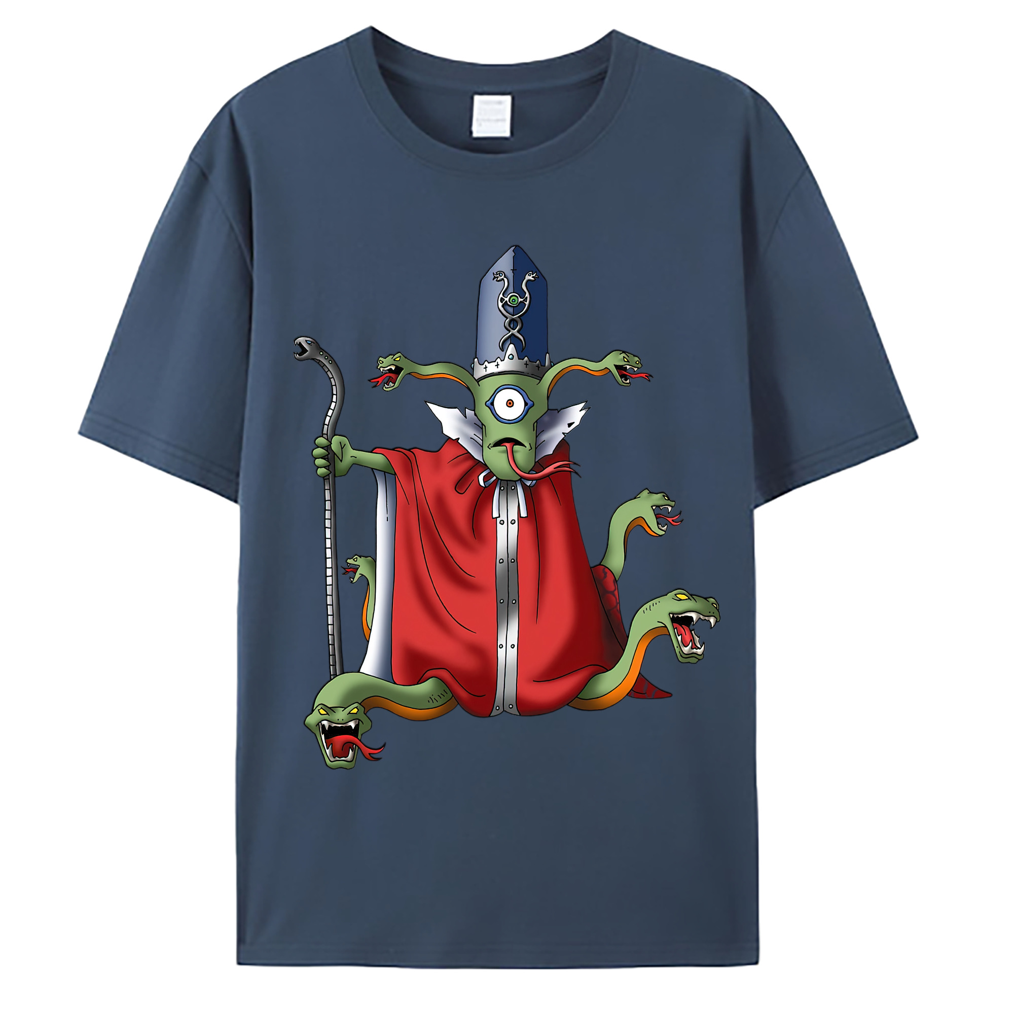 （画像用） ドラゴンクエスト Doragon Kuesuto Dragon Quest 綿100％ メンズ半袖Tシャツ｜肌触りやわらか＆通気性