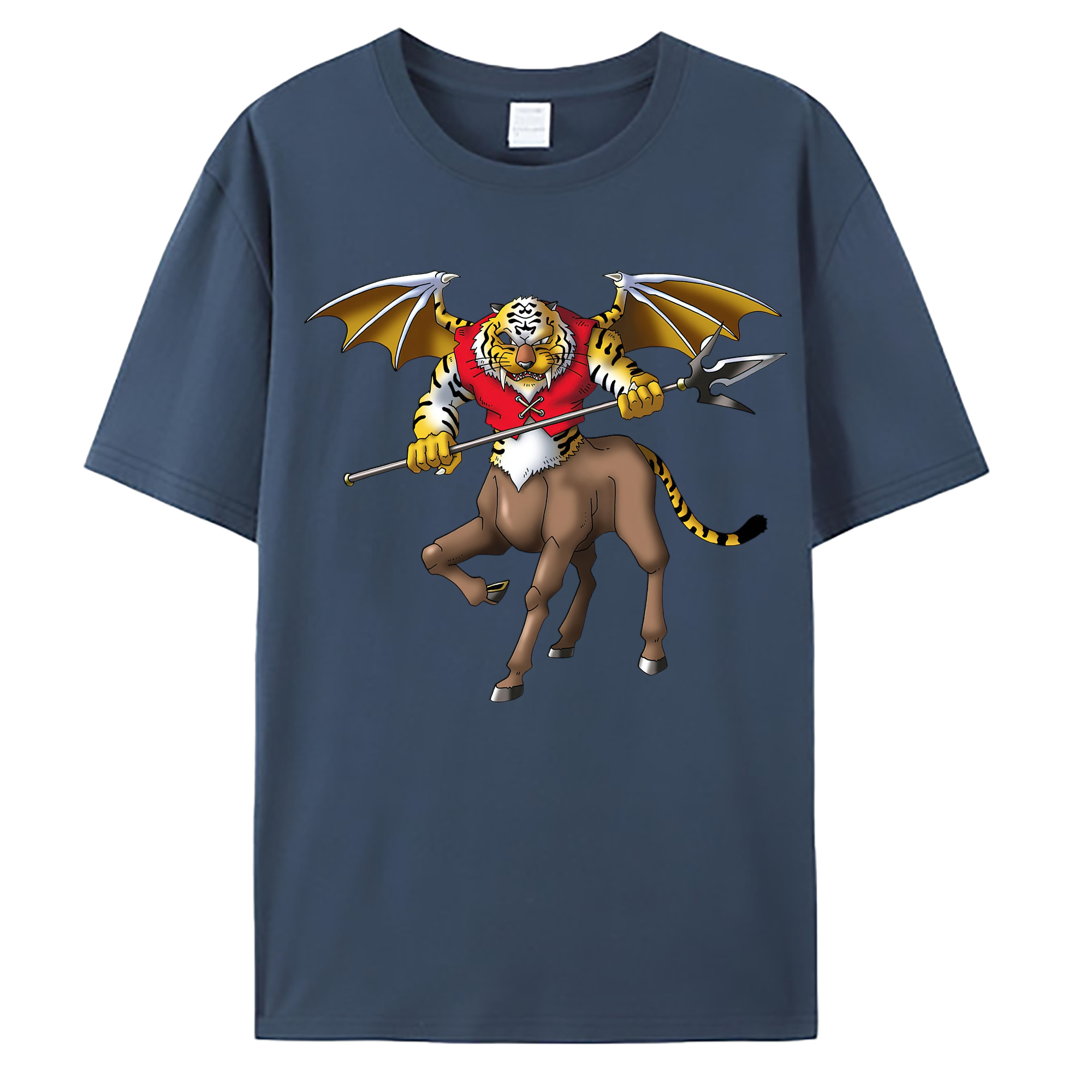 （画像用） ドラゴンクエスト Doragon Kuesuto Dragon Quest 綿100％ メンズ半袖Tシャツ｜肌触りやわらか＆通気性