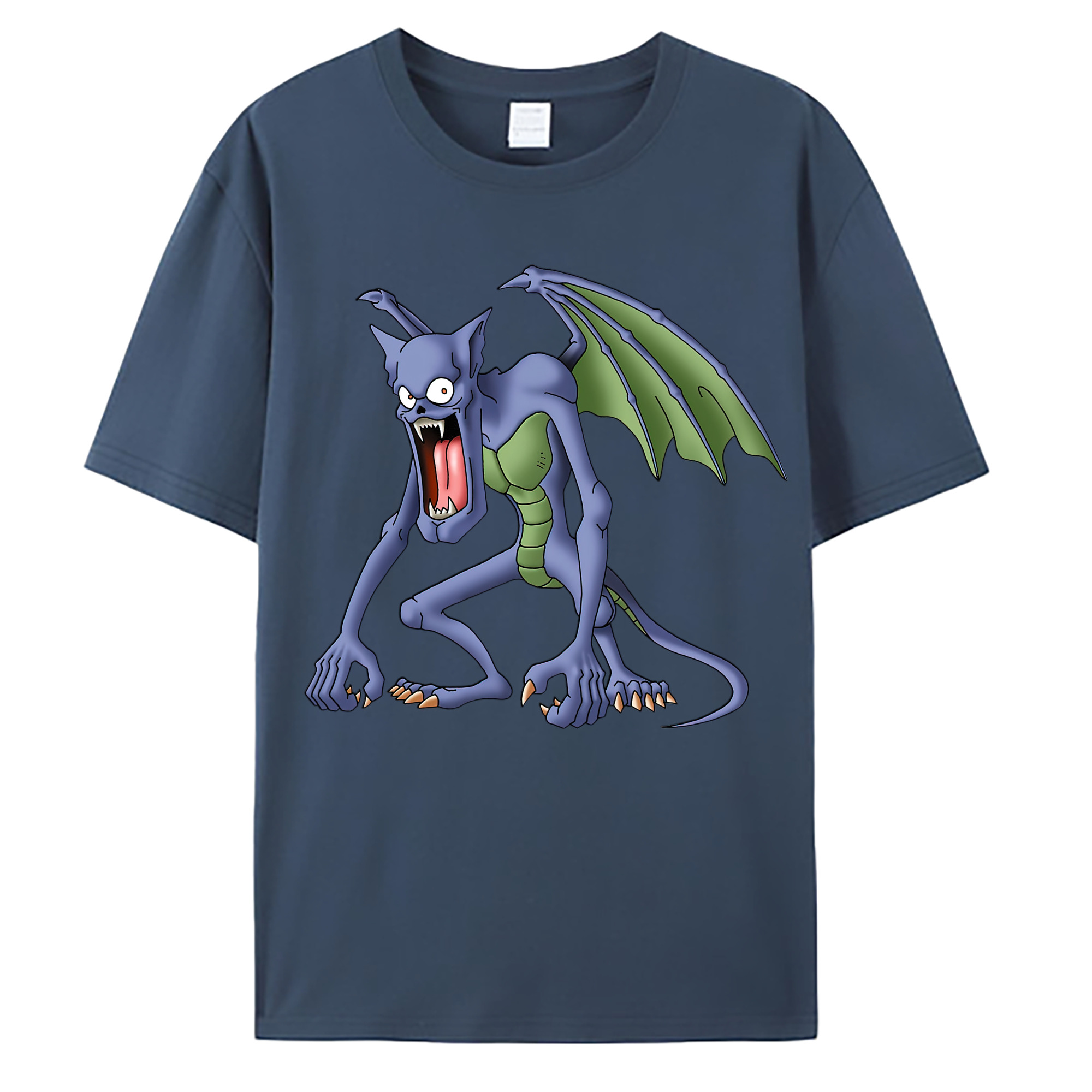 （画像用） ドラゴンクエスト Doragon Kuesuto Dragon Quest 綿100％ メンズ半袖Tシャツ｜肌触りやわらか＆通気性