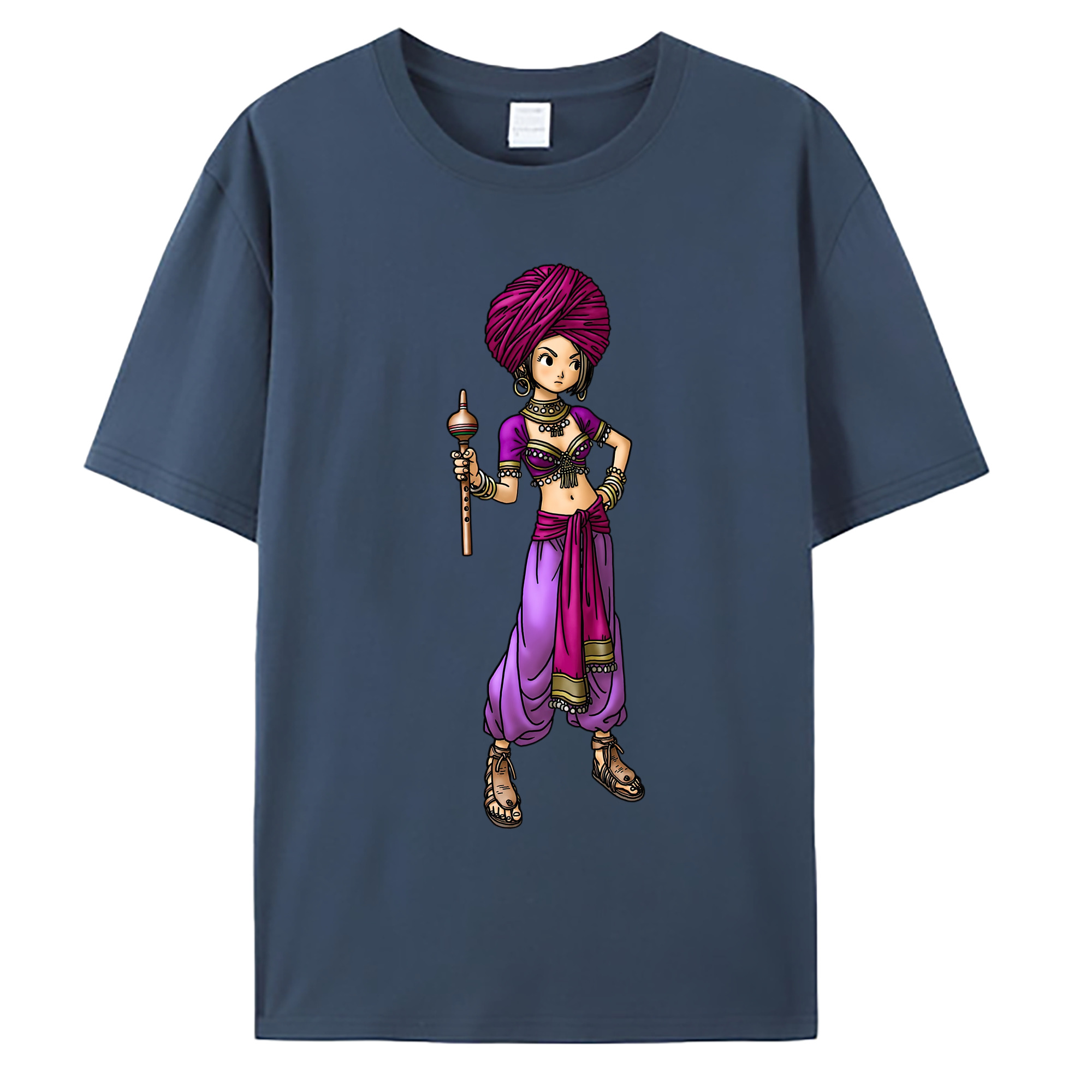 （画像用） ドラゴンクエスト Doragon Kuesuto Dragon Quest 綿100％ メンズ半袖Tシャツ｜肌触りやわらか＆通気性
