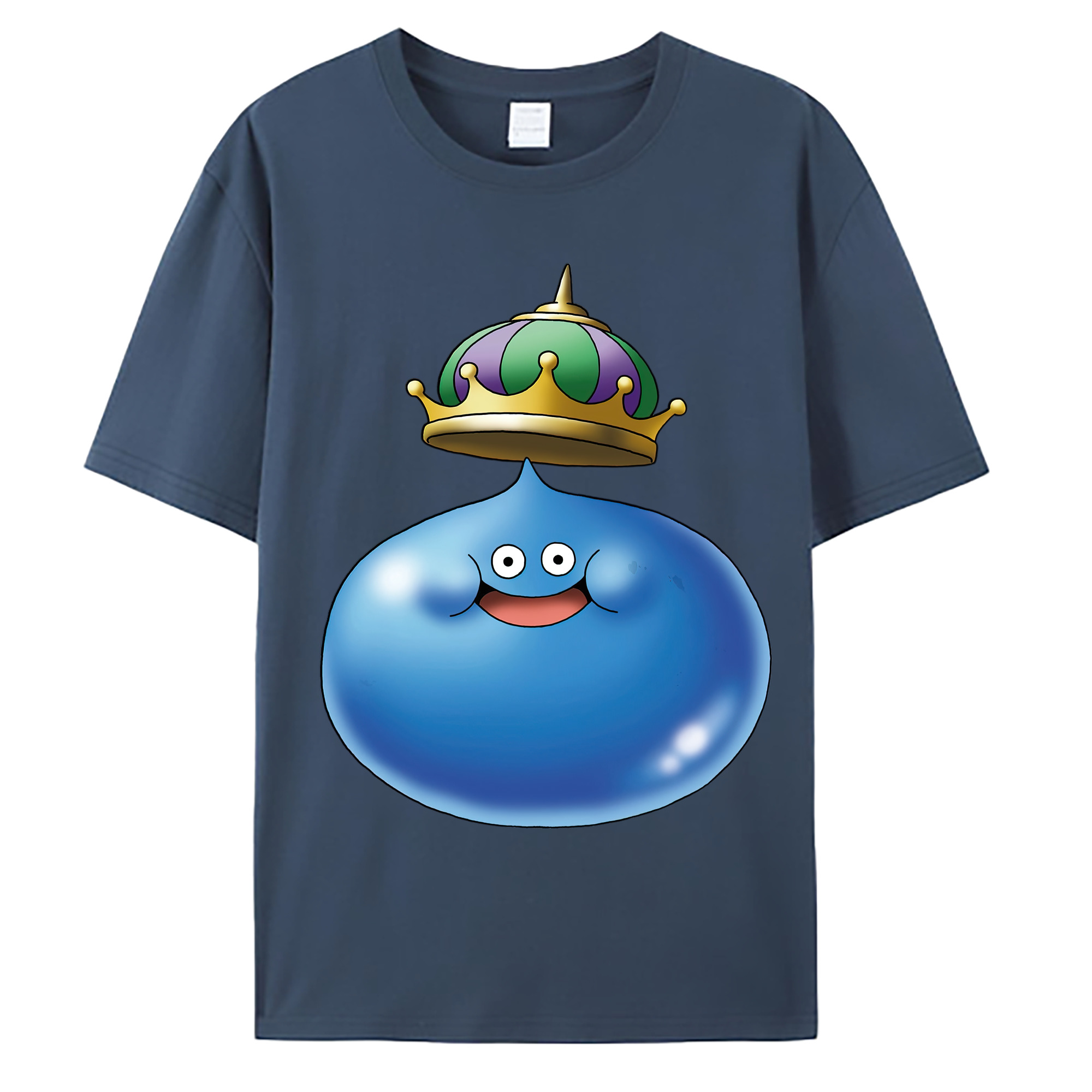 （画像用） ドラゴンクエスト Doragon Kuesuto Dragon Quest 綿100％ メンズ半袖Tシャツ｜肌触りやわらか＆通気性