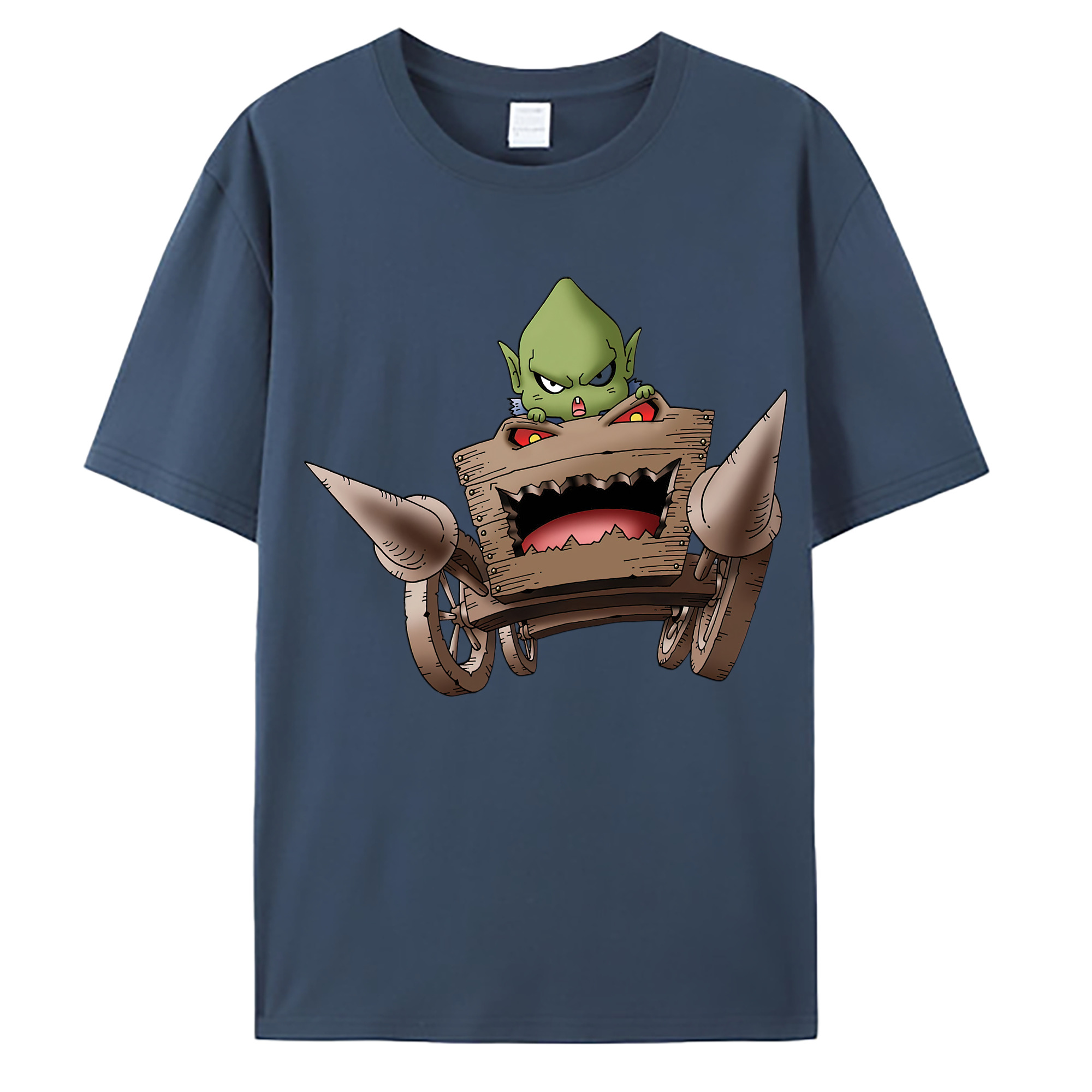 （画像用） ドラゴンクエスト Doragon Kuesuto Dragon Quest 綿100％ メンズ半袖Tシャツ｜肌触りやわらか＆通気性