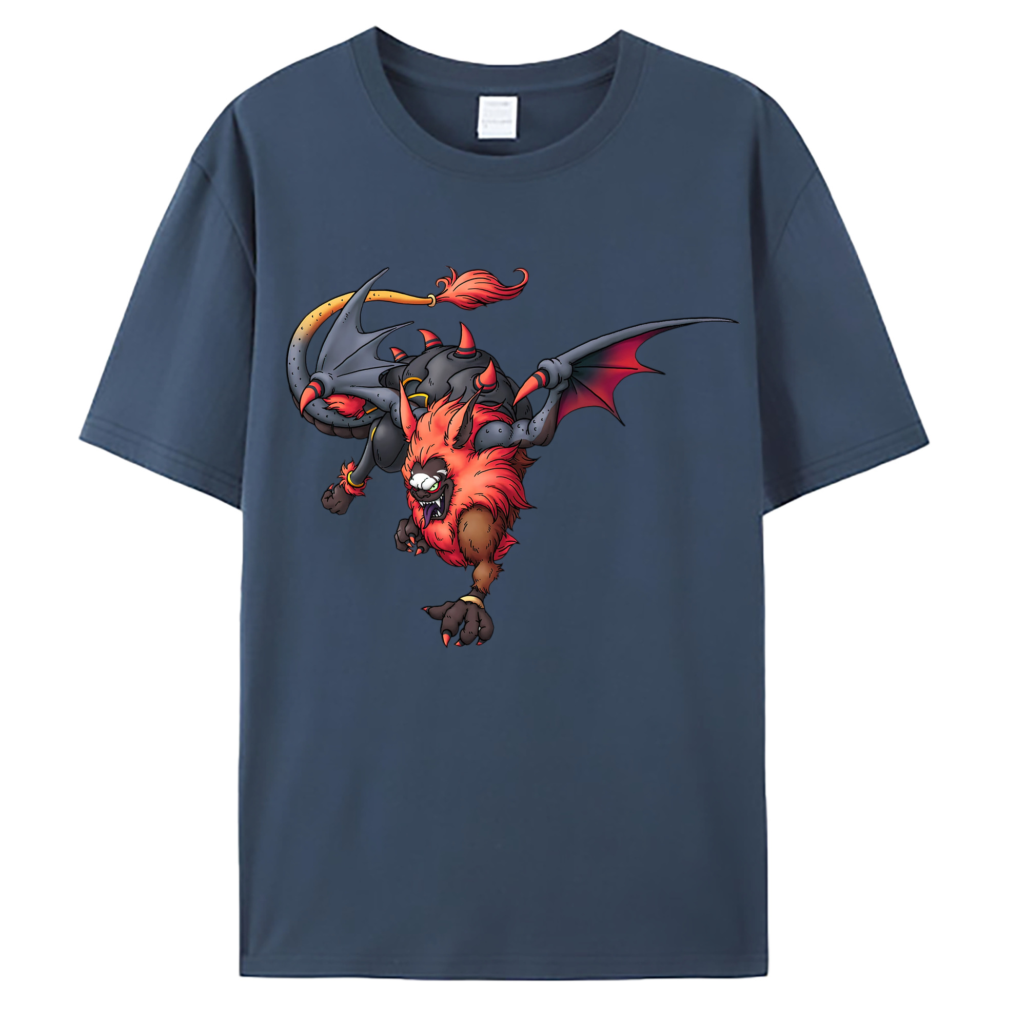 （画像用） ドラゴンクエスト Doragon Kuesuto Dragon Quest 綿100％ メンズ半袖Tシャツ｜肌触りやわらか＆通気性