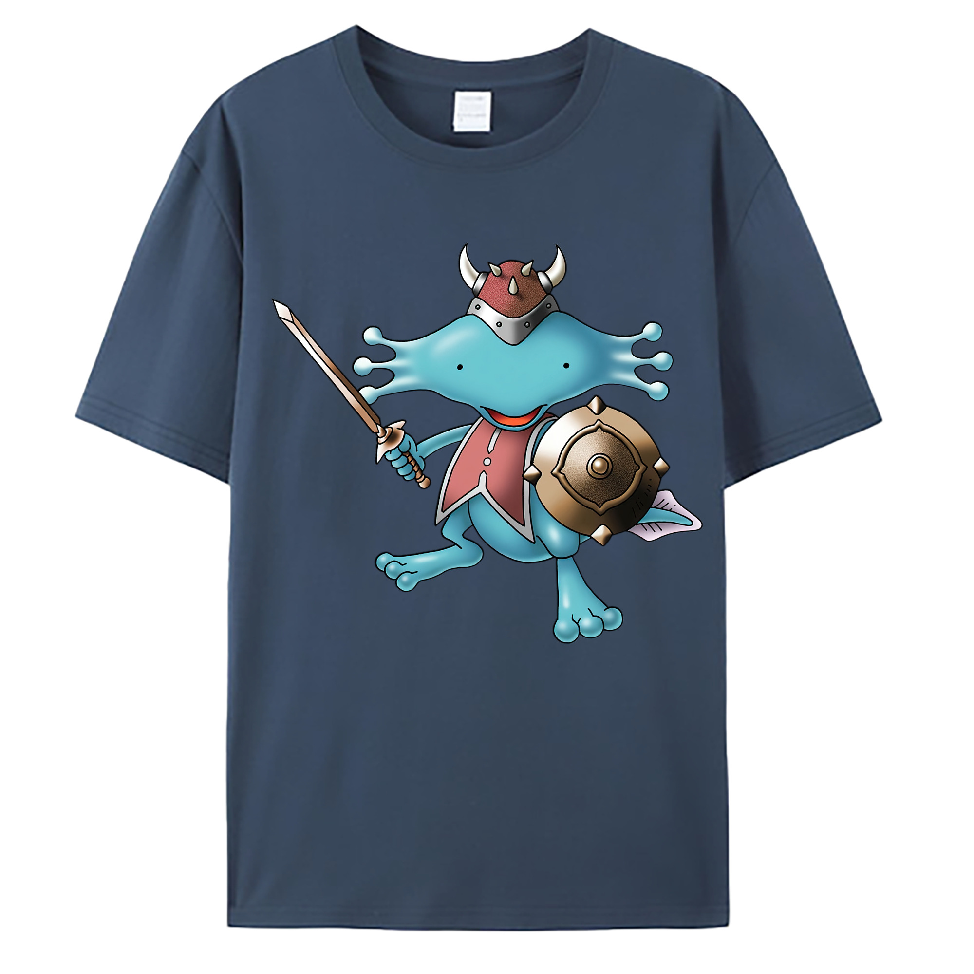 （画像用） ドラゴンクエスト Doragon Kuesuto Dragon Quest 綿100％ メンズ半袖Tシャツ｜肌触りやわらか＆通気性