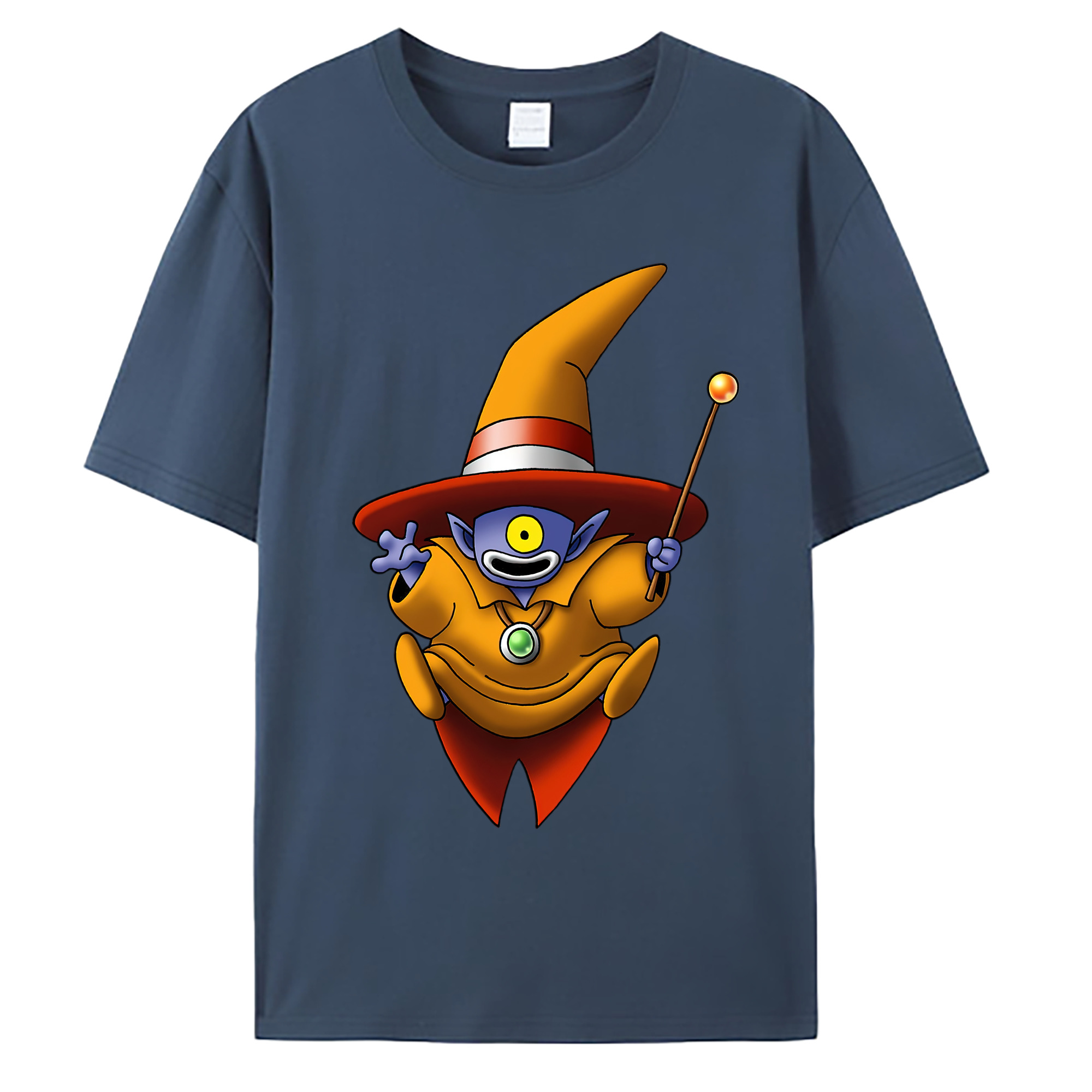 （画像用） ドラゴンクエスト Doragon Kuesuto Dragon Quest 綿100％ メンズ半袖Tシャツ｜肌触りやわらか＆通気性