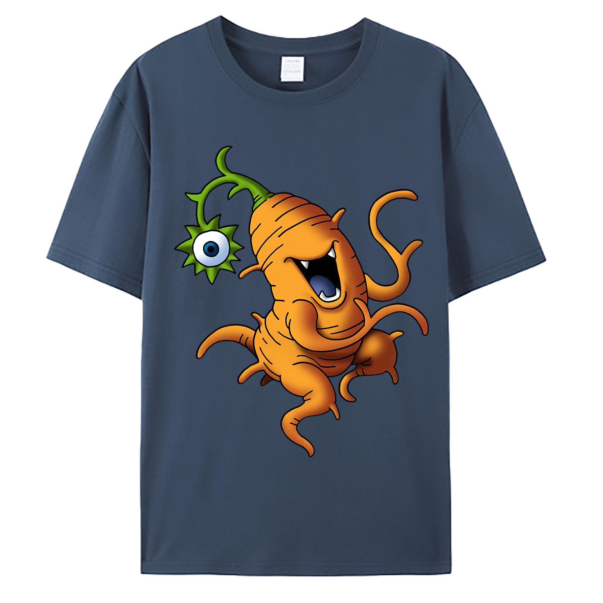 （画像用） ドラゴンクエスト Doragon Kuesuto Dragon Quest 綿100％ メンズ半袖Tシャツ｜肌触りやわらか＆通気性