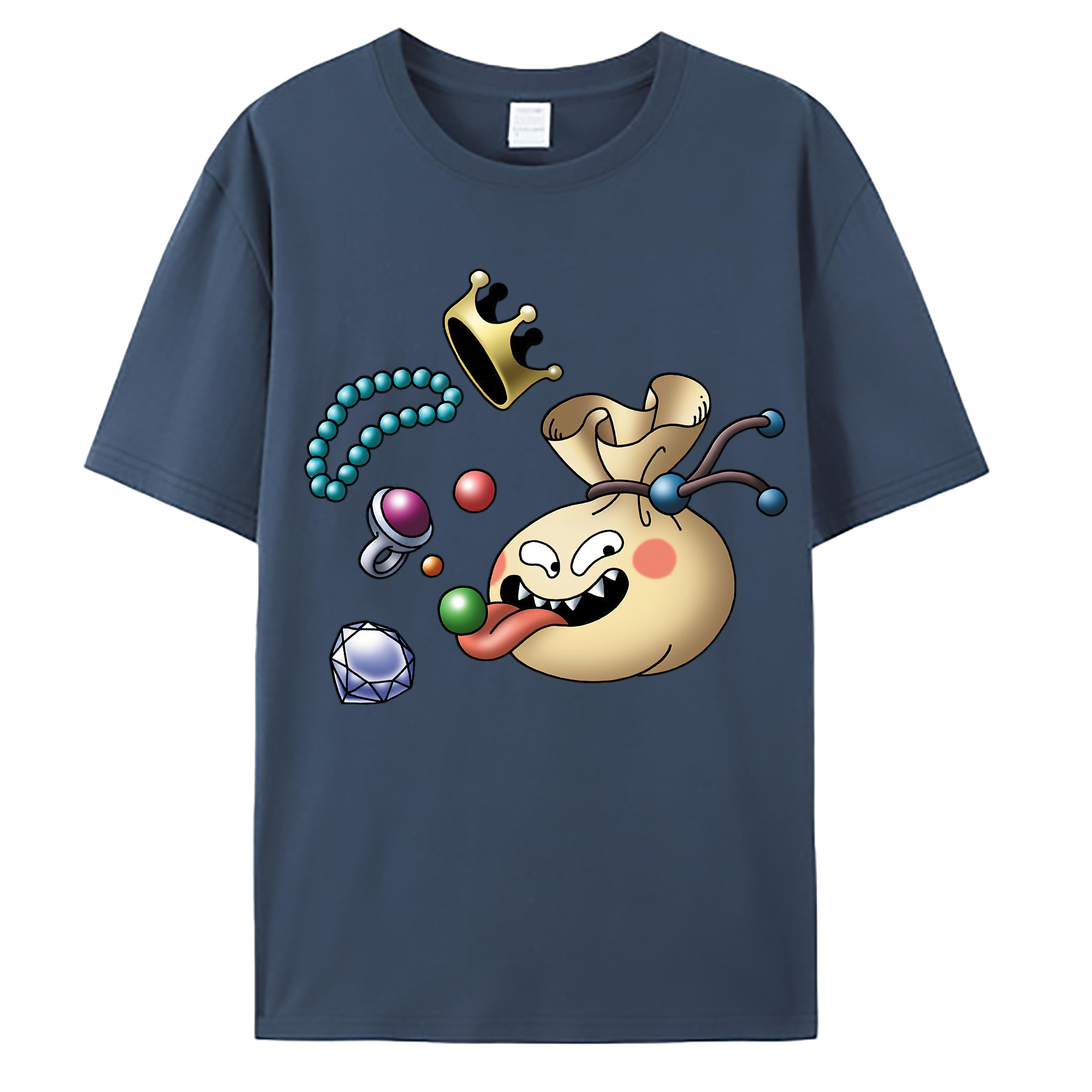 （画像用） ドラゴンクエスト Doragon Kuesuto Dragon Quest 綿100％ メンズ半袖Tシャツ｜肌触りやわらか＆通気性
