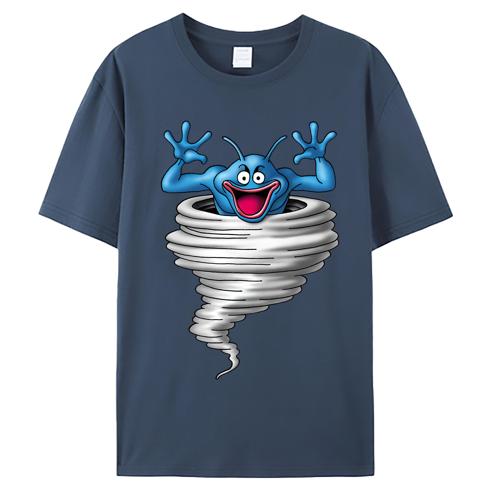 （画像用） ドラゴンクエスト Doragon Kuesuto Dragon Quest 綿100％ メンズ半袖Tシャツ｜肌触りやわらか＆通気性