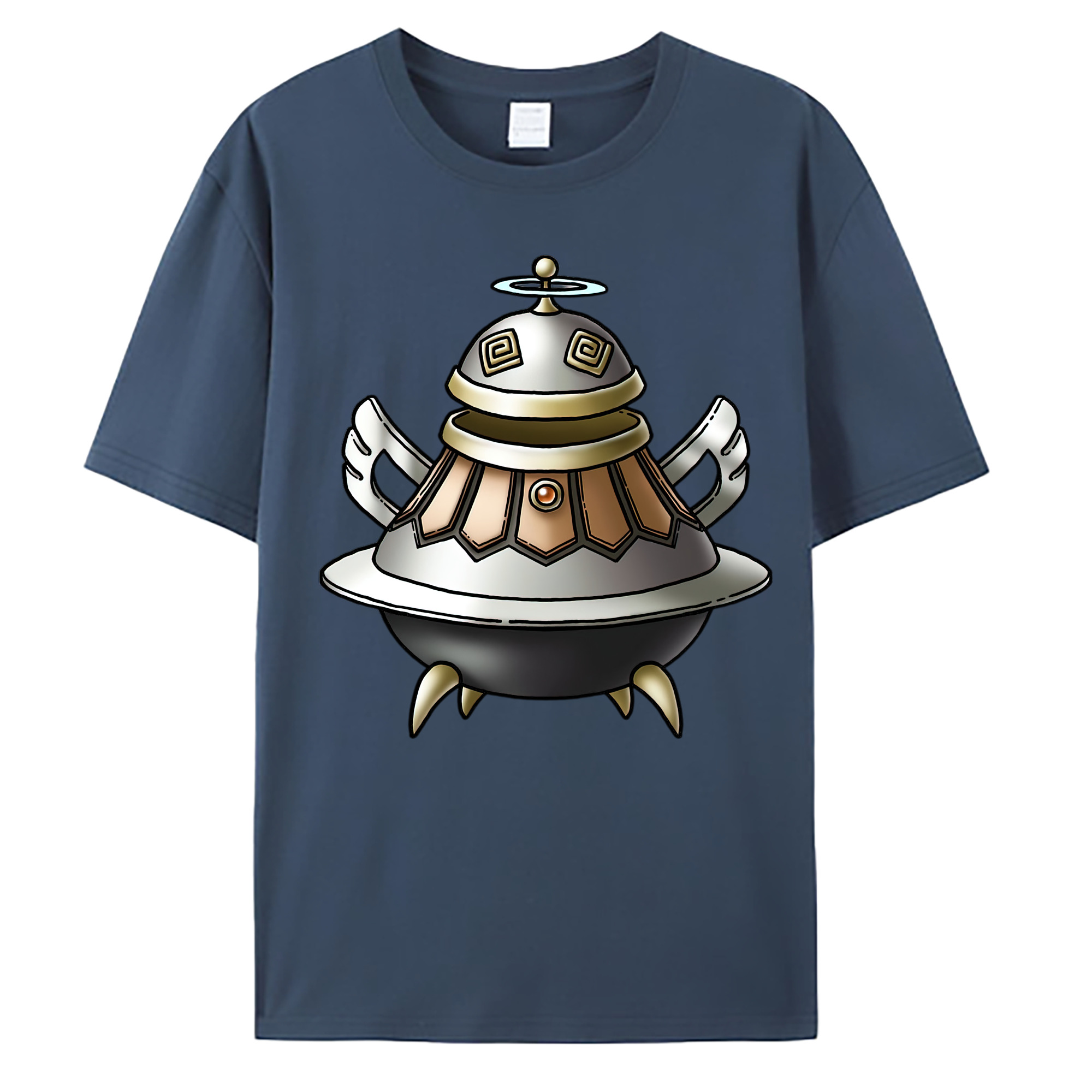 （画像用） ドラゴンクエスト Doragon Kuesuto Dragon Quest 綿100％ メンズ半袖Tシャツ｜肌触りやわらか＆通気性