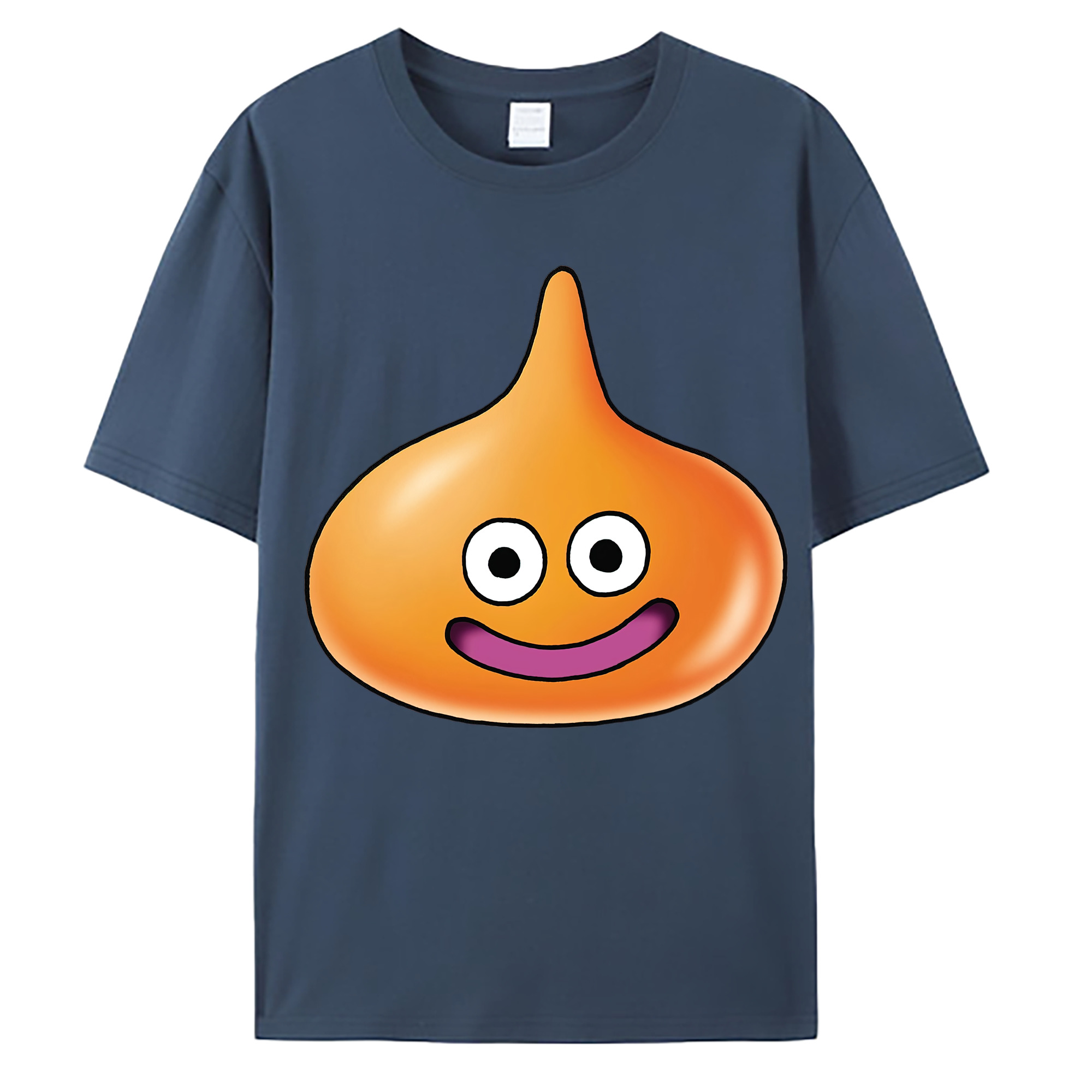 （画像用） ドラゴンクエスト Doragon Kuesuto Dragon Quest 綿100％ メンズ半袖Tシャツ｜肌触りやわらか＆通気性