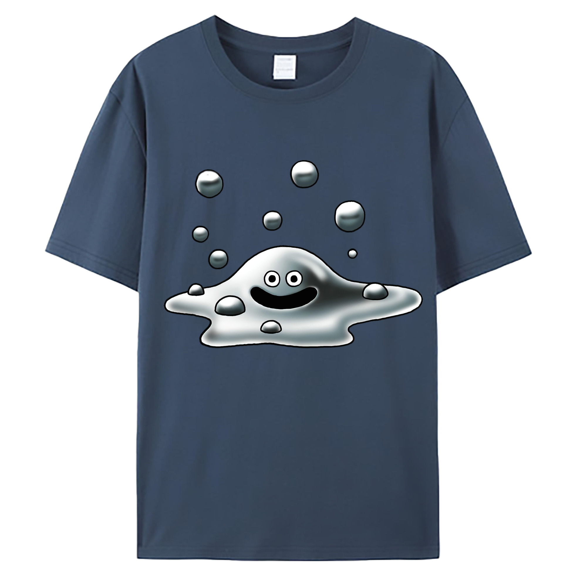 （画像用） ドラゴンクエスト Doragon Kuesuto Dragon Quest 綿100％ メンズ半袖Tシャツ｜肌触りやわらか＆通気性