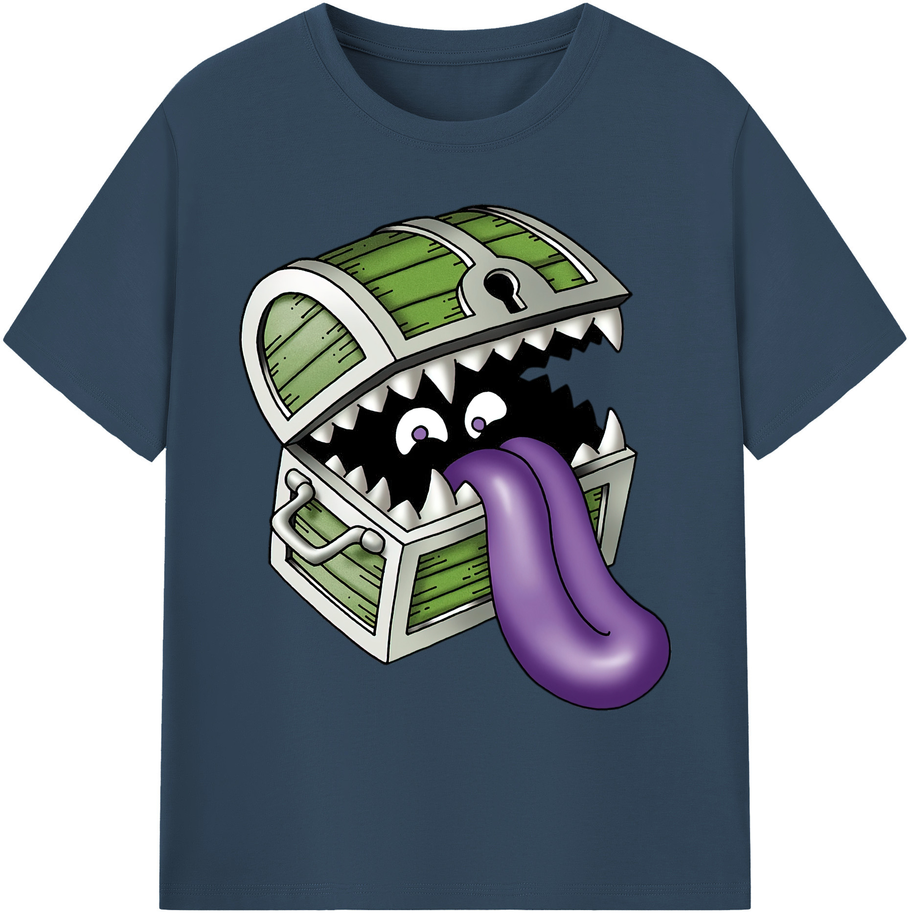 （画像用） ドラゴンクエスト Doragon Kuesuto Dragon Quest 綿100％ メンズ半袖Tシャツ｜肌触りやわらか＆通気性