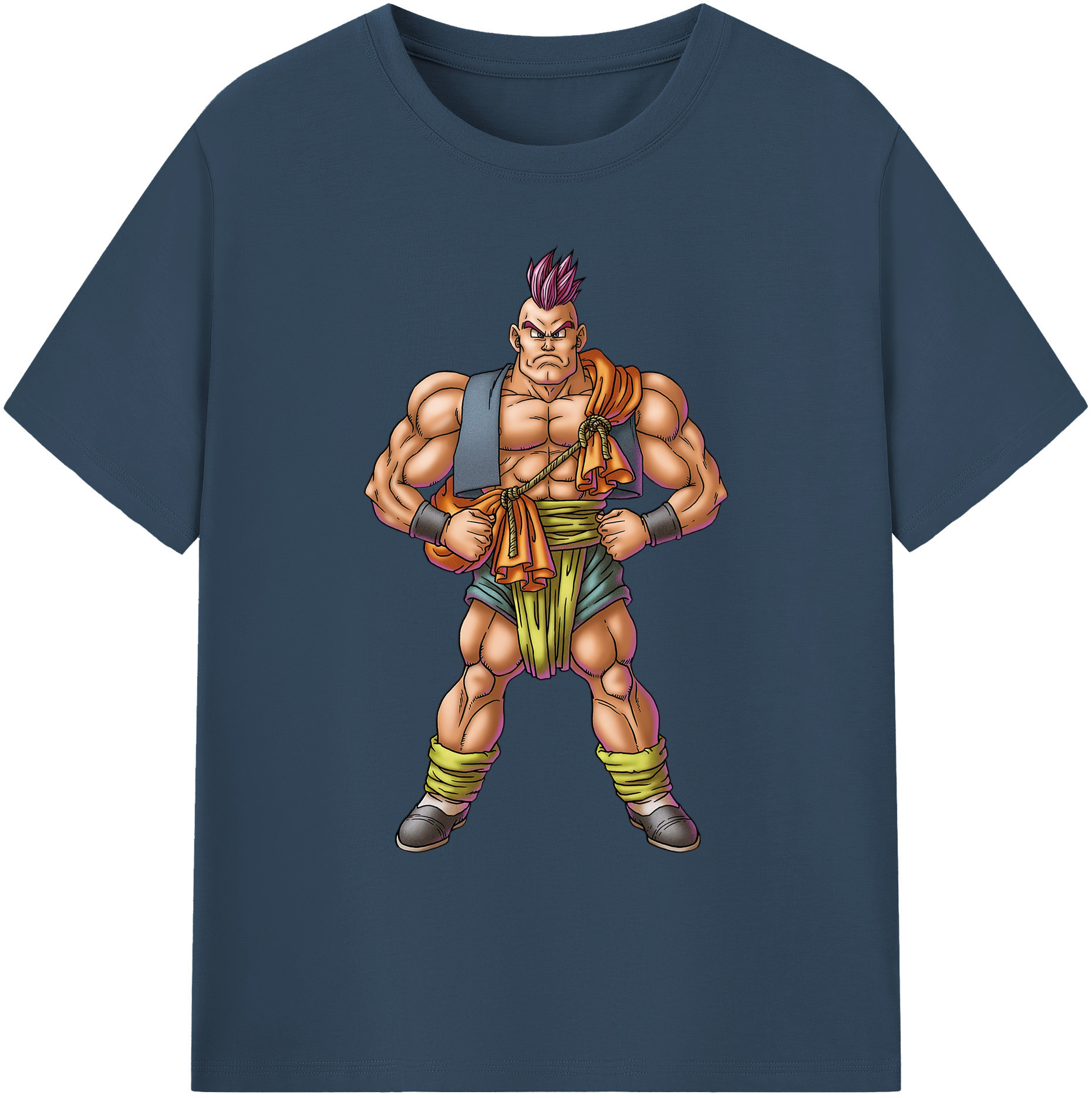 （画像用） ドラゴンクエスト Doragon Kuesuto Dragon Quest 綿100％ メンズ半袖Tシャツ｜肌触りやわらか＆通気性