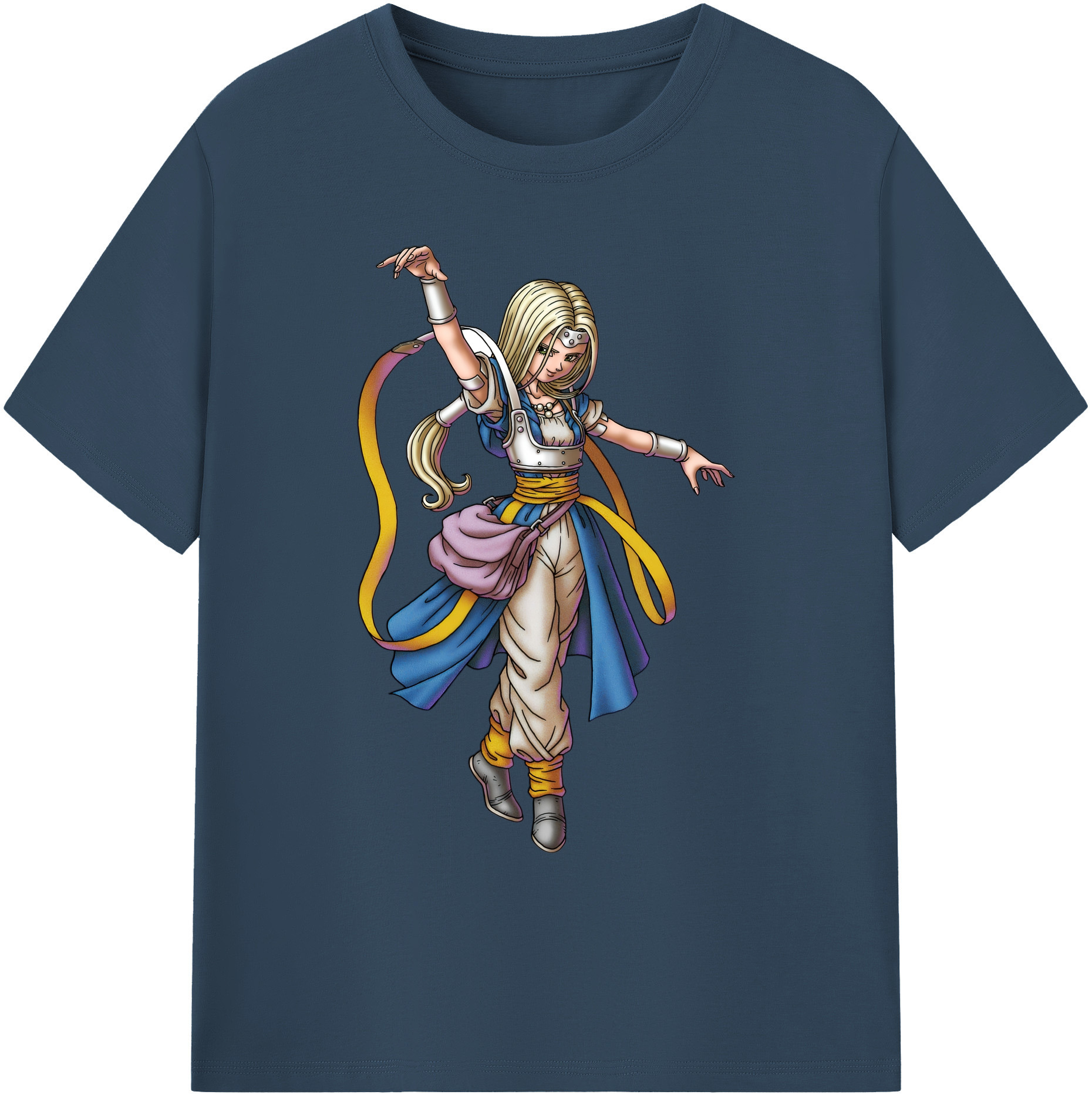 （画像用） ドラゴンクエスト Doragon Kuesuto Dragon Quest 綿100％ メンズ半袖Tシャツ｜肌触りやわらか＆通気性
