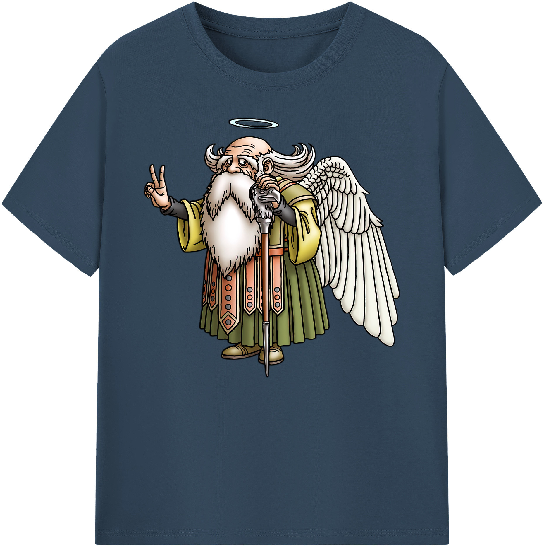 （画像用） ドラゴンクエスト Doragon Kuesuto Dragon Quest 綿100％ メンズ半袖Tシャツ｜肌触りやわらか＆通気性