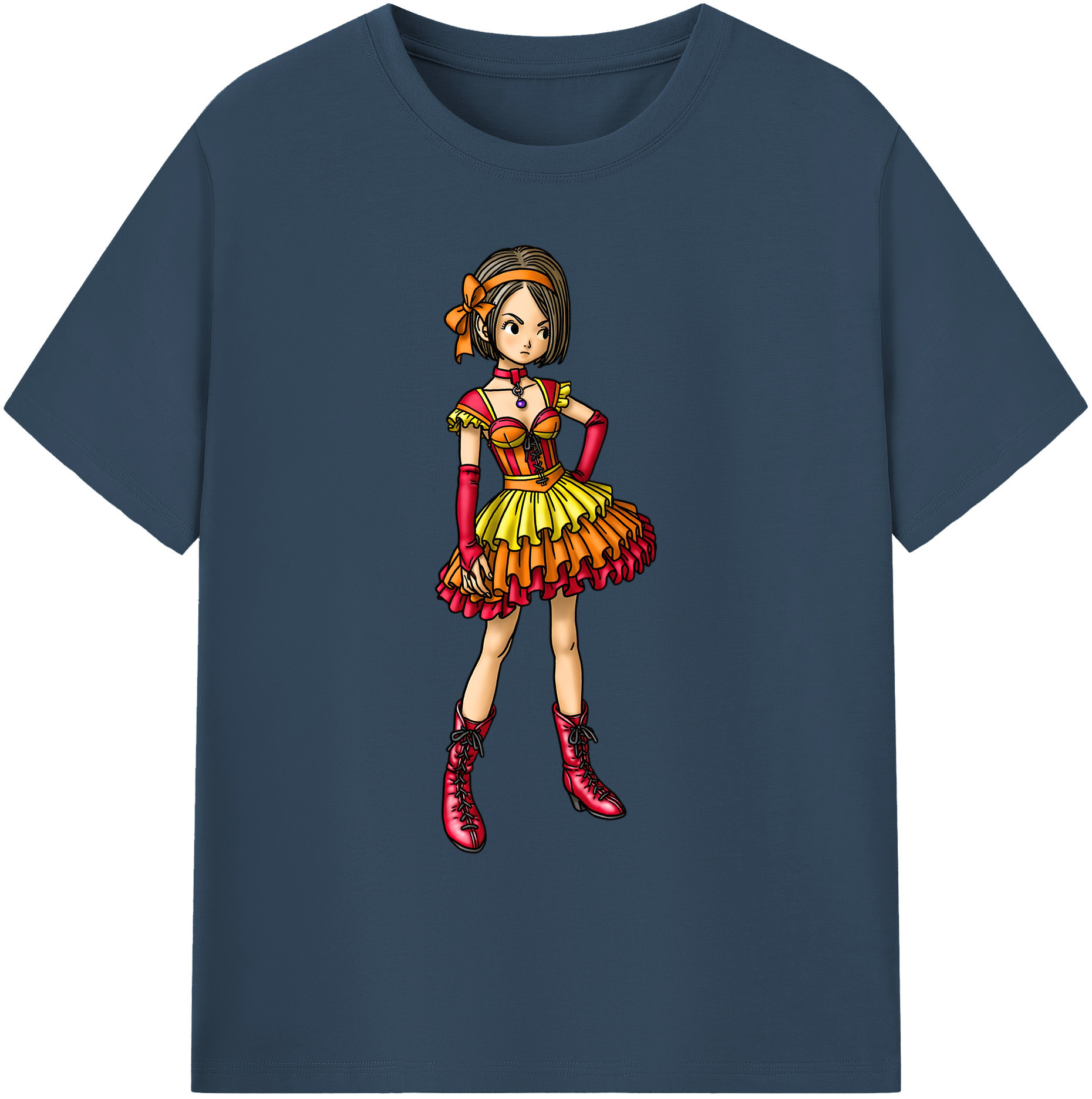 （画像用） ドラゴンクエスト Doragon Kuesuto Dragon Quest 綿100％ メンズ半袖Tシャツ｜肌触りやわらか＆通気性