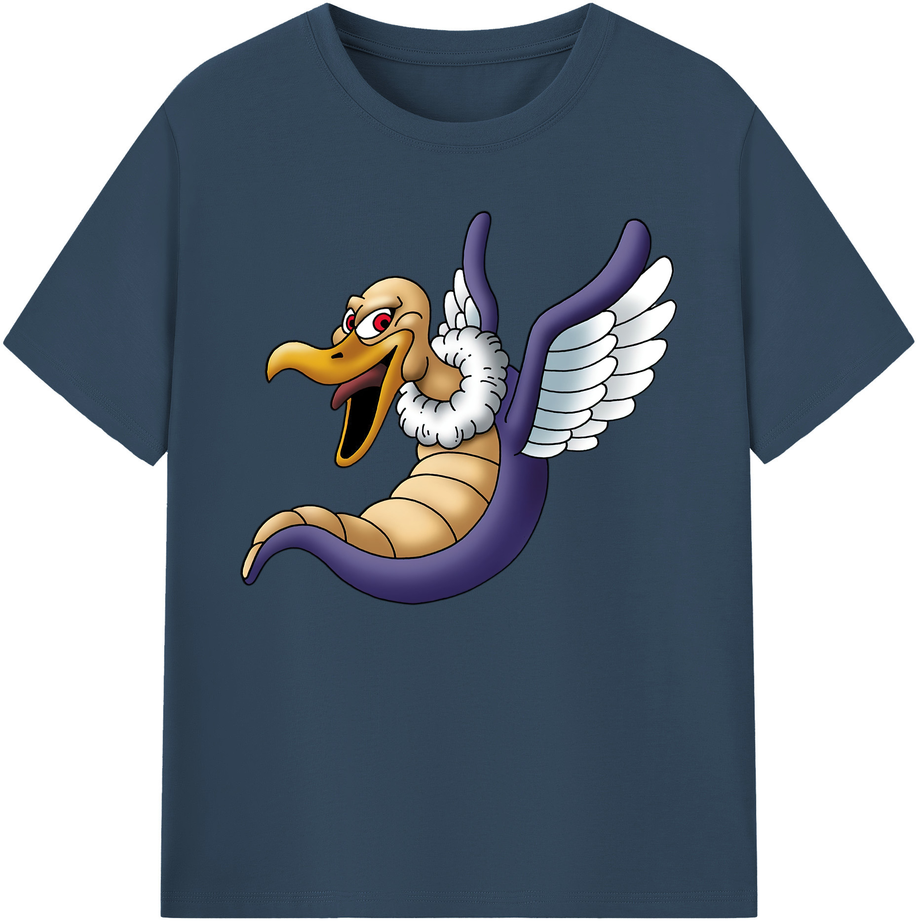 （画像用） ドラゴンクエスト Doragon Kuesuto Dragon Quest 綿100％ メンズ半袖Tシャツ｜肌触りやわらか＆通気性