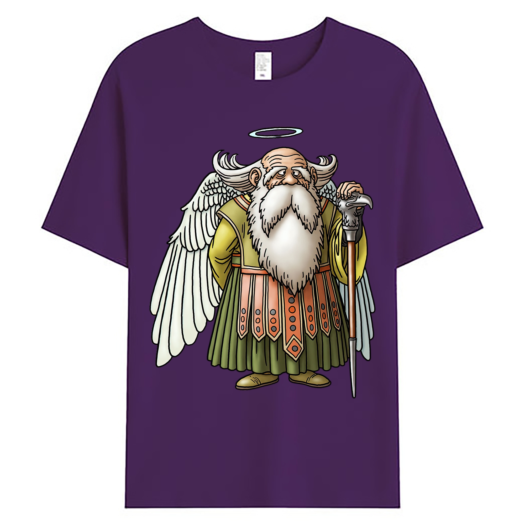 （画像用） ドラゴンクエスト Doragon Kuesuto Dragon Quest 綿100％ メンズ半袖Tシャツ｜肌触りやわらか＆通気性