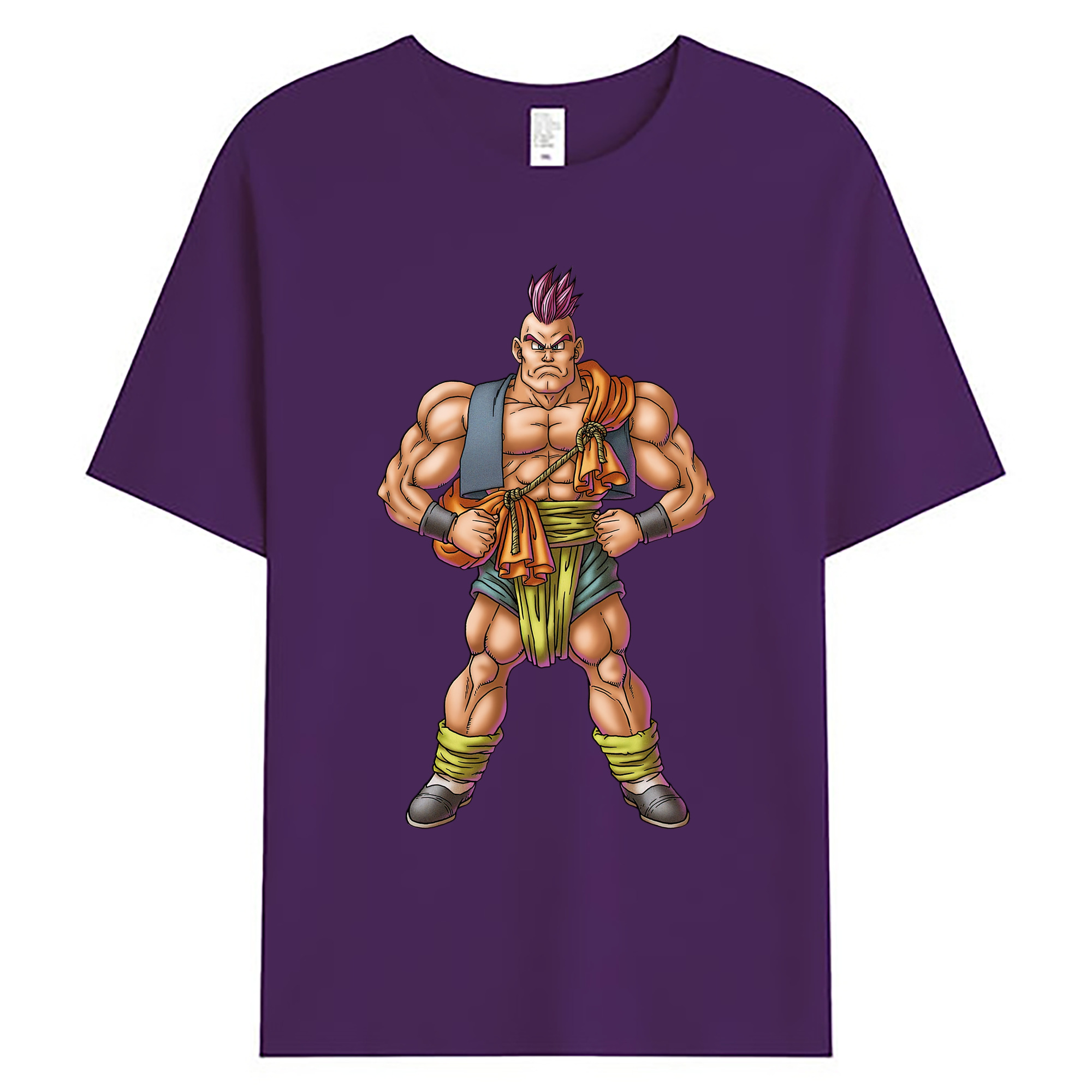 （画像用） ドラゴンクエスト Doragon Kuesuto Dragon Quest 綿100％ メンズ半袖Tシャツ｜肌触りやわらか＆通気性