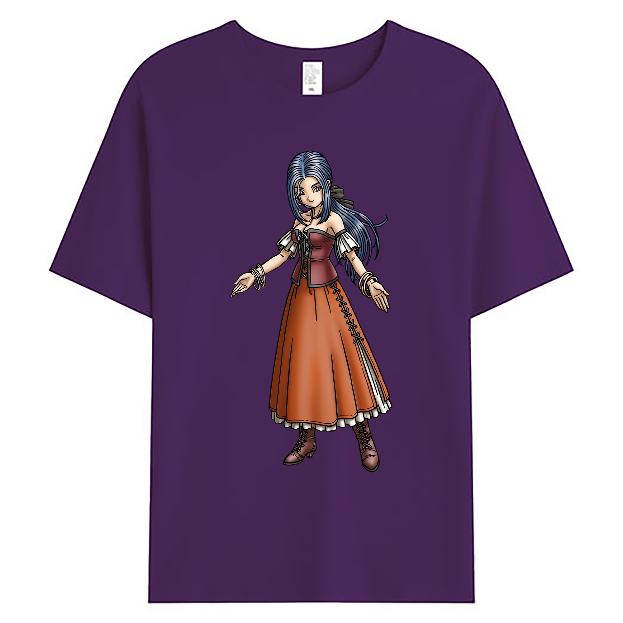 （画像用） ドラゴンクエスト Doragon Kuesuto Dragon Quest 綿100％ メンズ半袖Tシャツ｜肌触りやわらか＆通気性