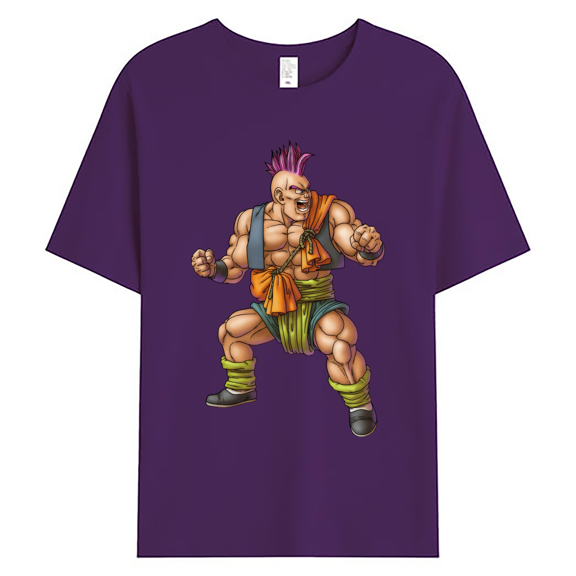 （画像用） ドラゴンクエスト Doragon Kuesuto Dragon Quest 綿100％ メンズ半袖Tシャツ｜肌触りやわらか＆通気性