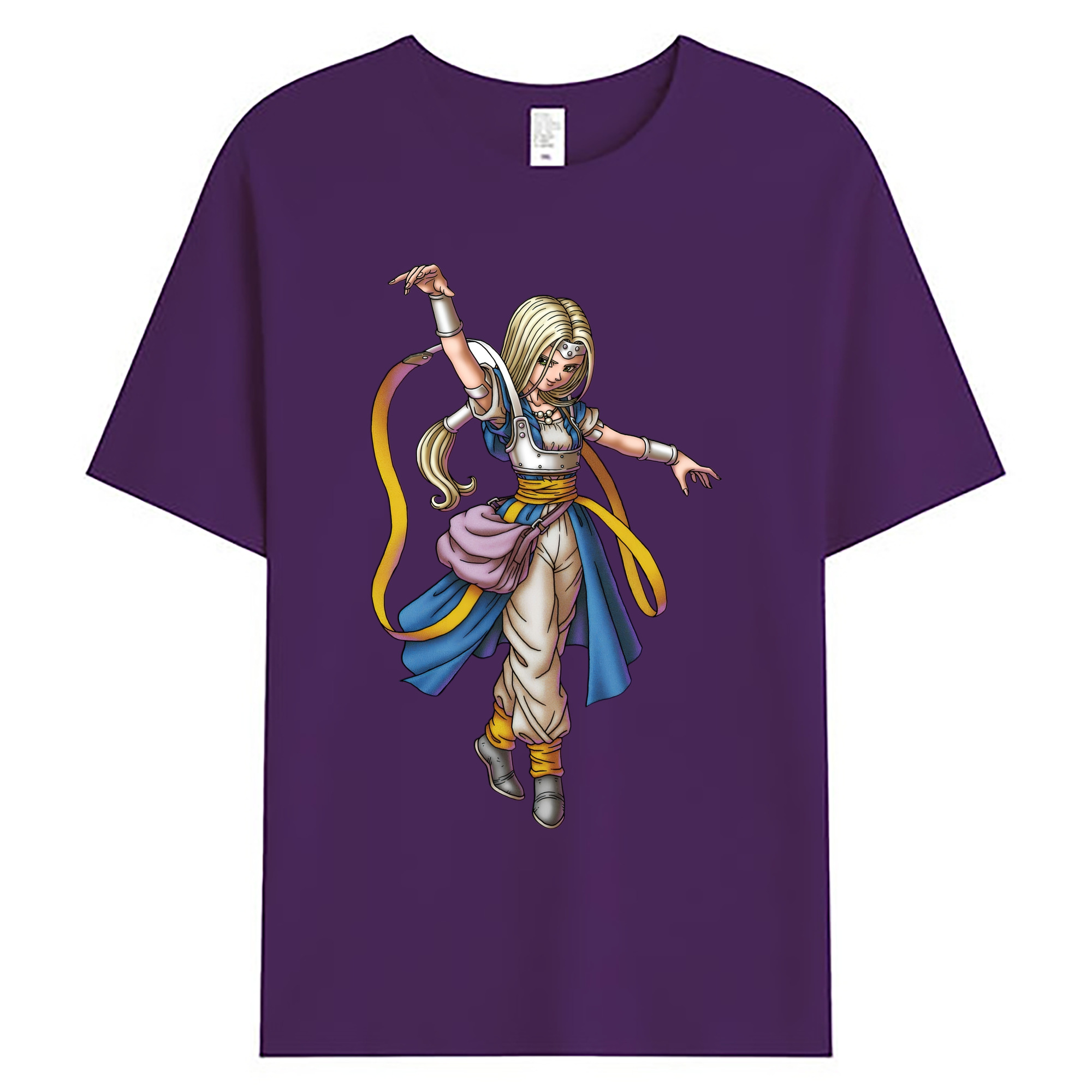 （画像用） ドラゴンクエスト Doragon Kuesuto Dragon Quest 綿100％ メンズ半袖Tシャツ｜肌触りやわらか＆通気性