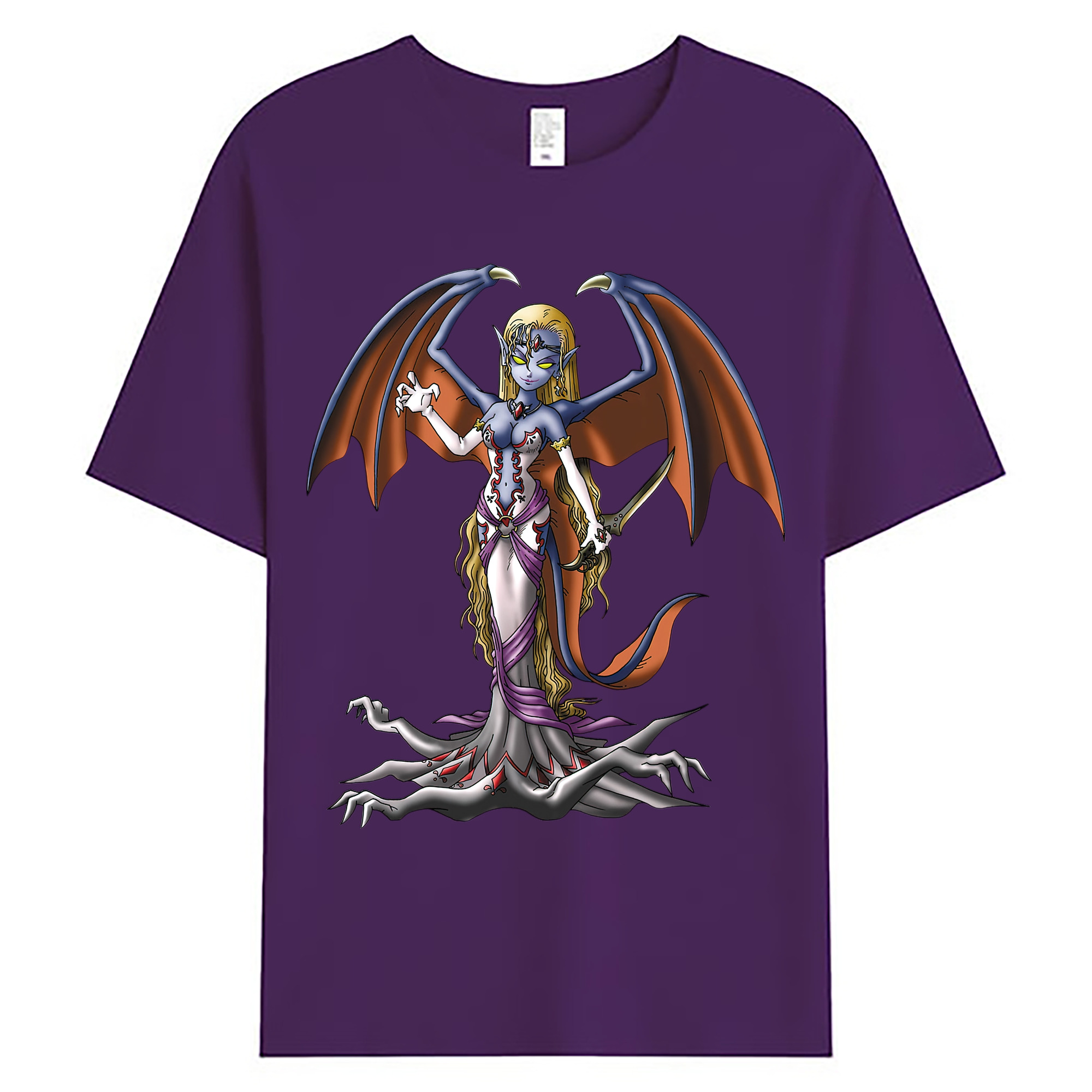 （画像用） ドラゴンクエスト Doragon Kuesuto Dragon Quest 綿100％ メンズ半袖Tシャツ｜肌触りやわらか＆通気性