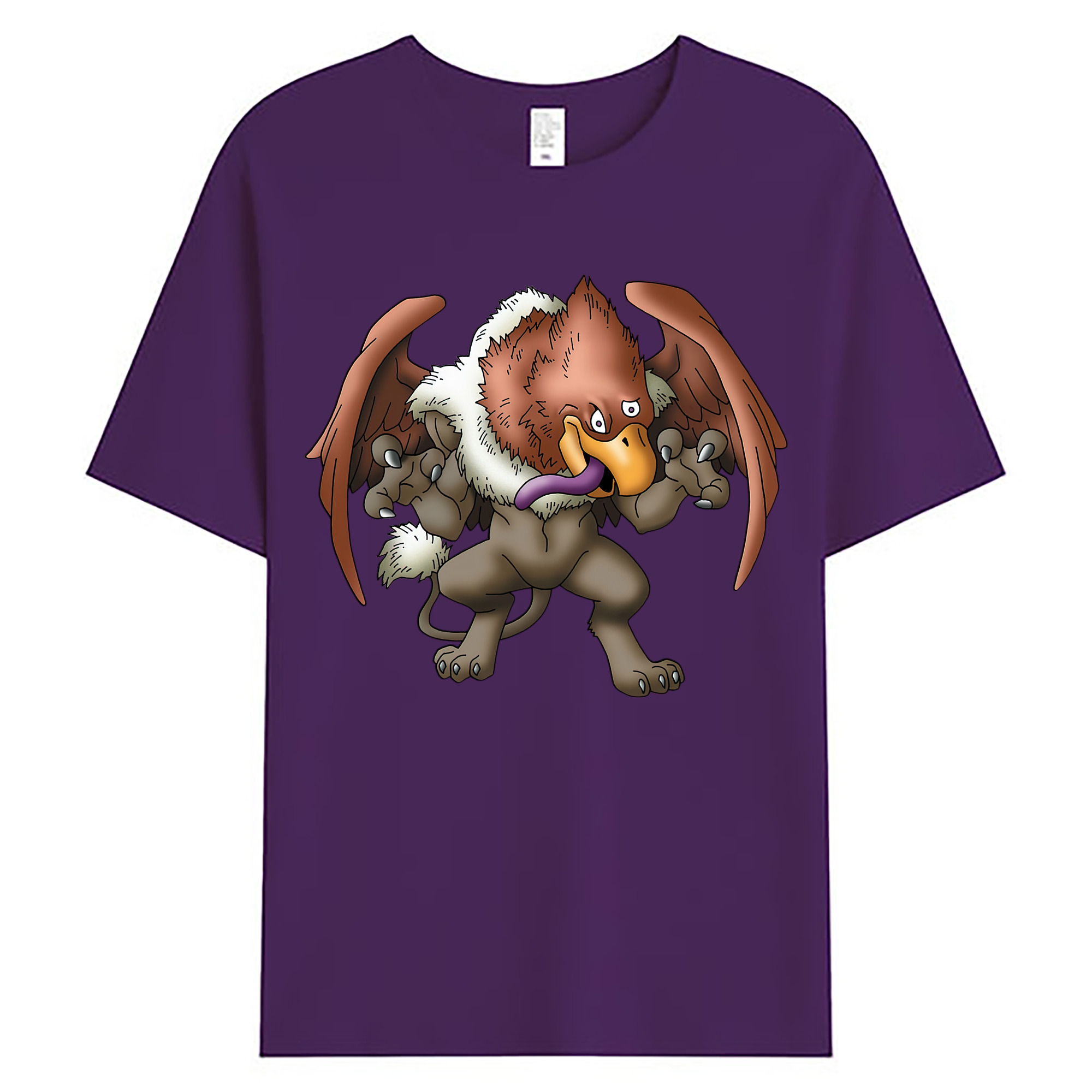 （画像用） ドラゴンクエスト Doragon Kuesuto Dragon Quest 綿100％ メンズ半袖Tシャツ｜肌触りやわらか＆通気性