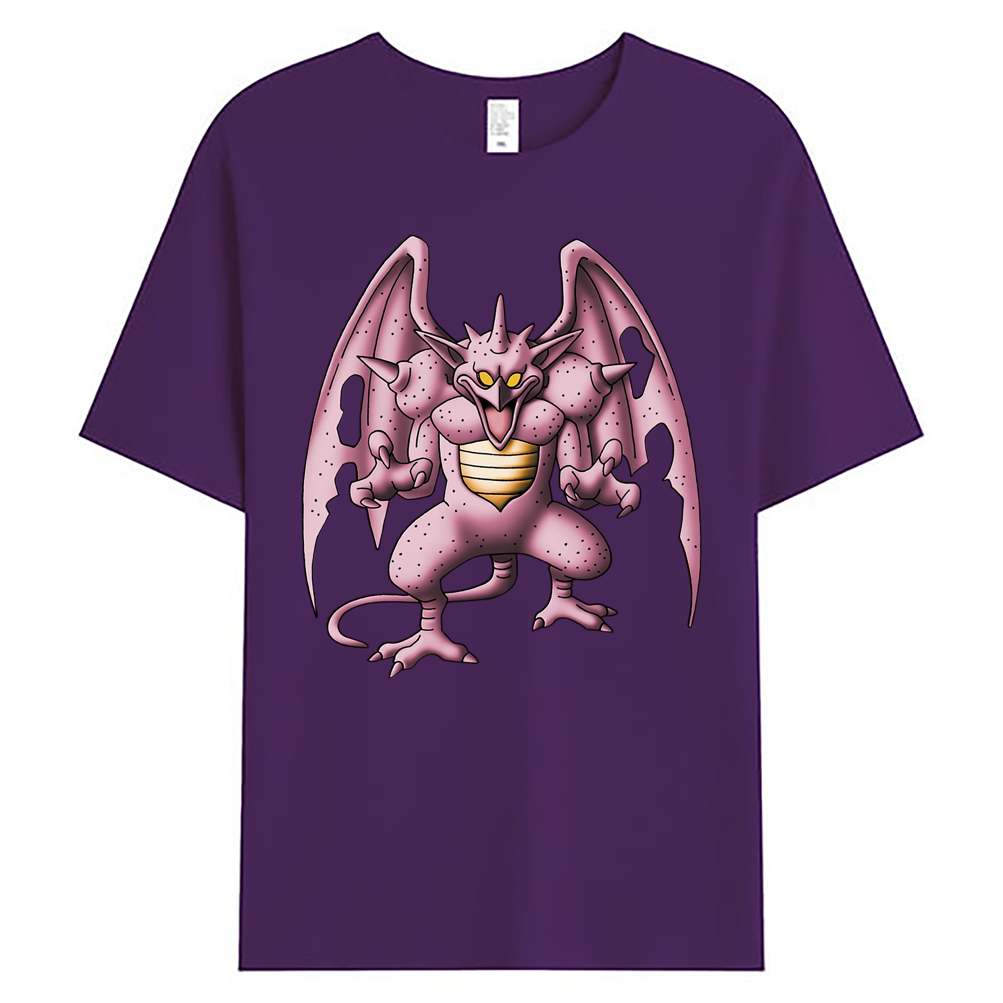（画像用） ドラゴンクエスト Doragon Kuesuto Dragon Quest 綿100％ メンズ半袖Tシャツ｜肌触りやわらか＆通気性
