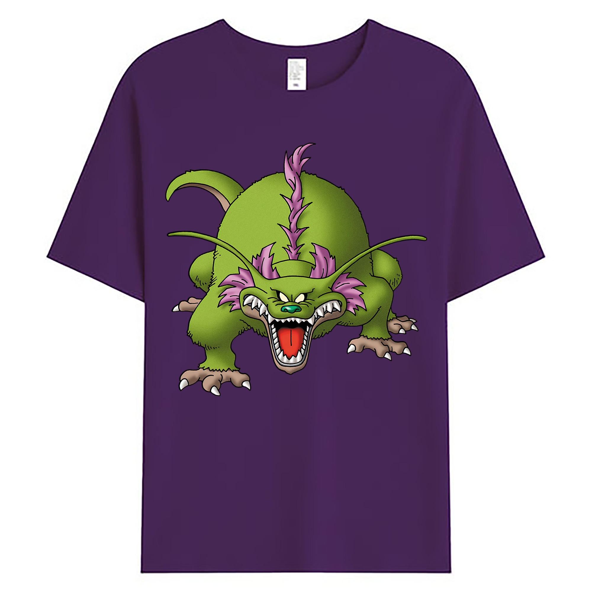 （画像用） ドラゴンクエスト Doragon Kuesuto Dragon Quest 綿100％ メンズ半袖Tシャツ｜肌触りやわらか＆通気性