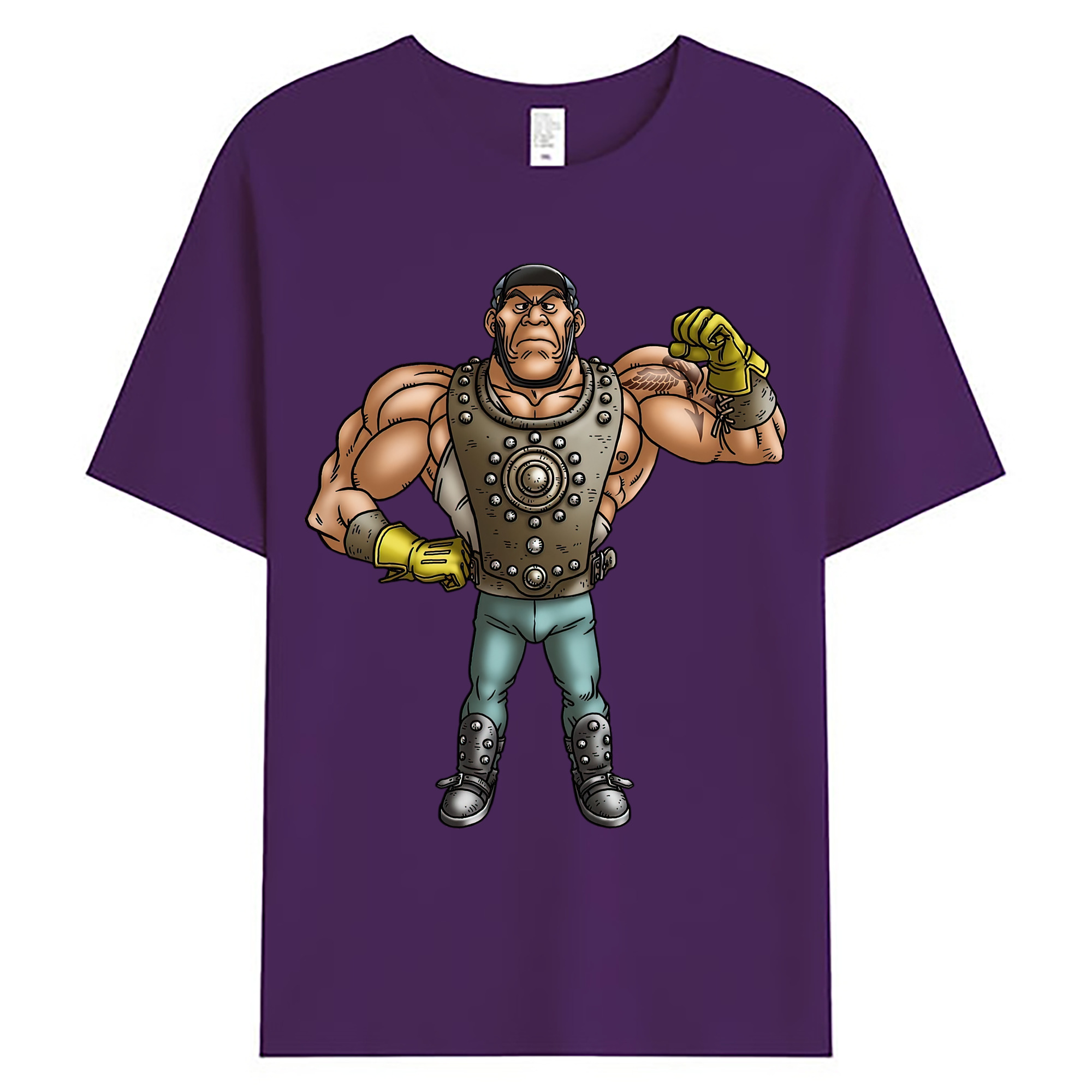 （画像用） ドラゴンクエスト Doragon Kuesuto Dragon Quest 綿100％ メンズ半袖Tシャツ｜肌触りやわらか＆通気性