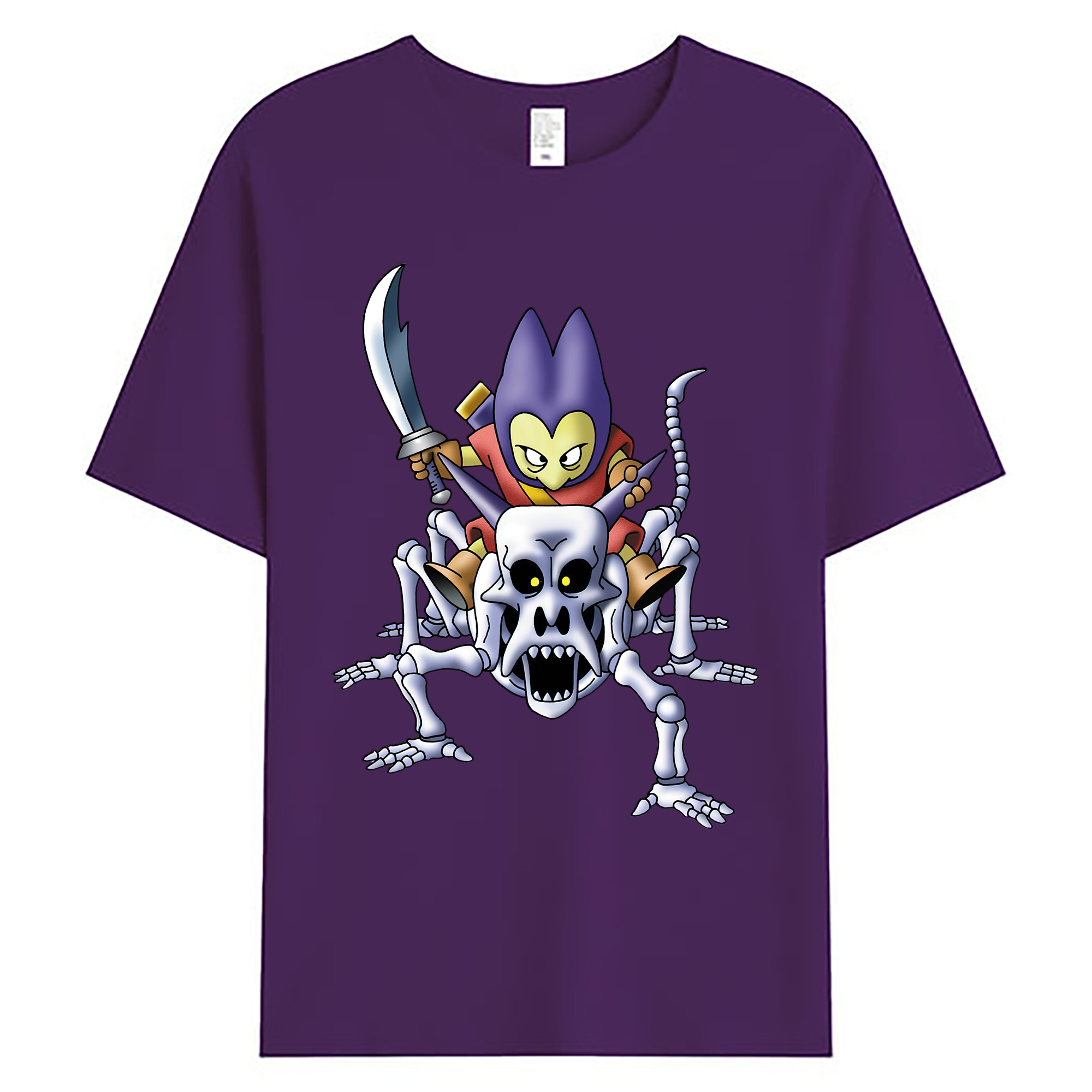 （画像用） ドラゴンクエスト Doragon Kuesuto Dragon Quest 綿100％ メンズ半袖Tシャツ｜肌触りやわらか＆通気性