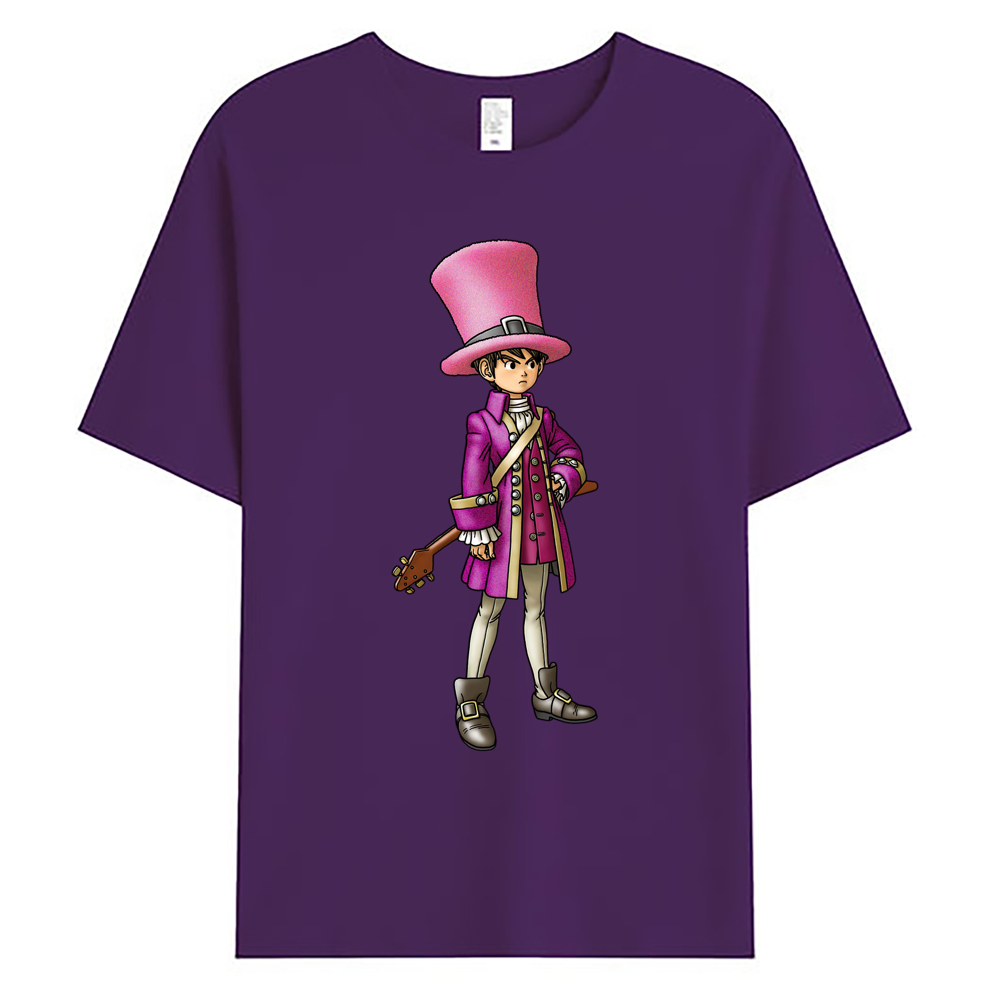 （画像用） ドラゴンクエスト Doragon Kuesuto Dragon Quest 綿100％ メンズ半袖Tシャツ｜肌触りやわらか＆通気性