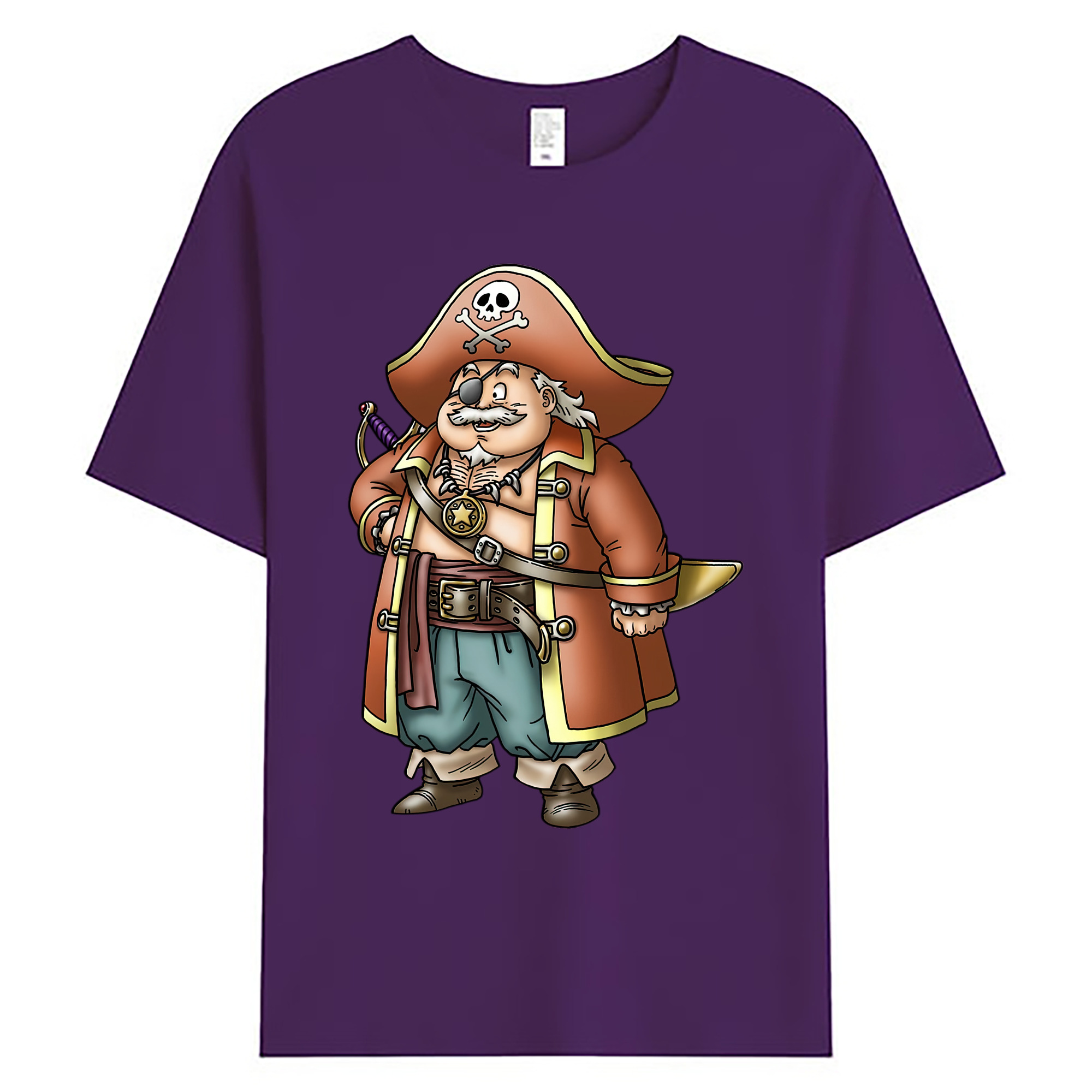 （画像用） ドラゴンクエスト Doragon Kuesuto Dragon Quest 綿100％ メンズ半袖Tシャツ｜肌触りやわらか＆通気性