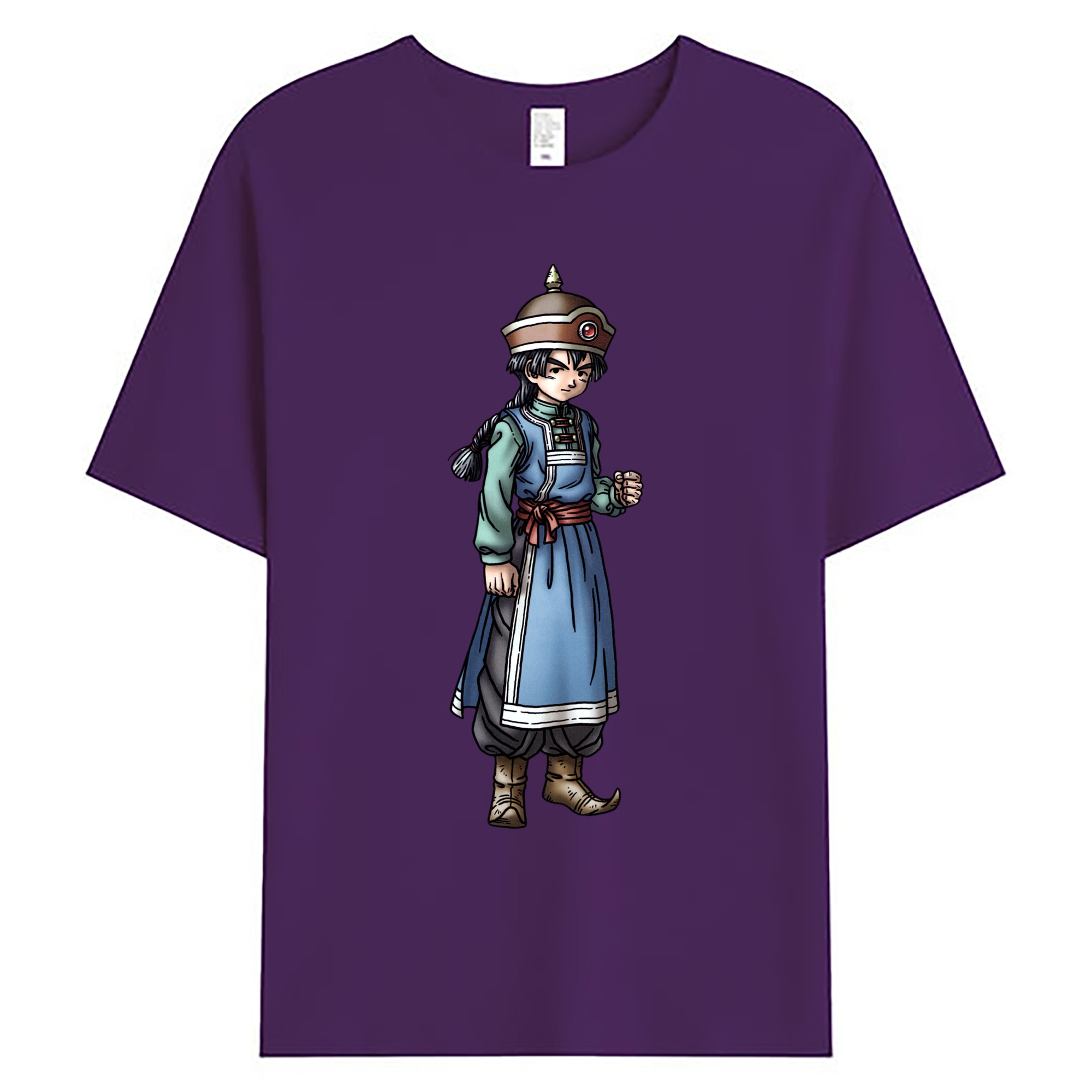 （画像用） ドラゴンクエスト Doragon Kuesuto Dragon Quest 綿100％ メンズ半袖Tシャツ｜肌触りやわらか＆通気性