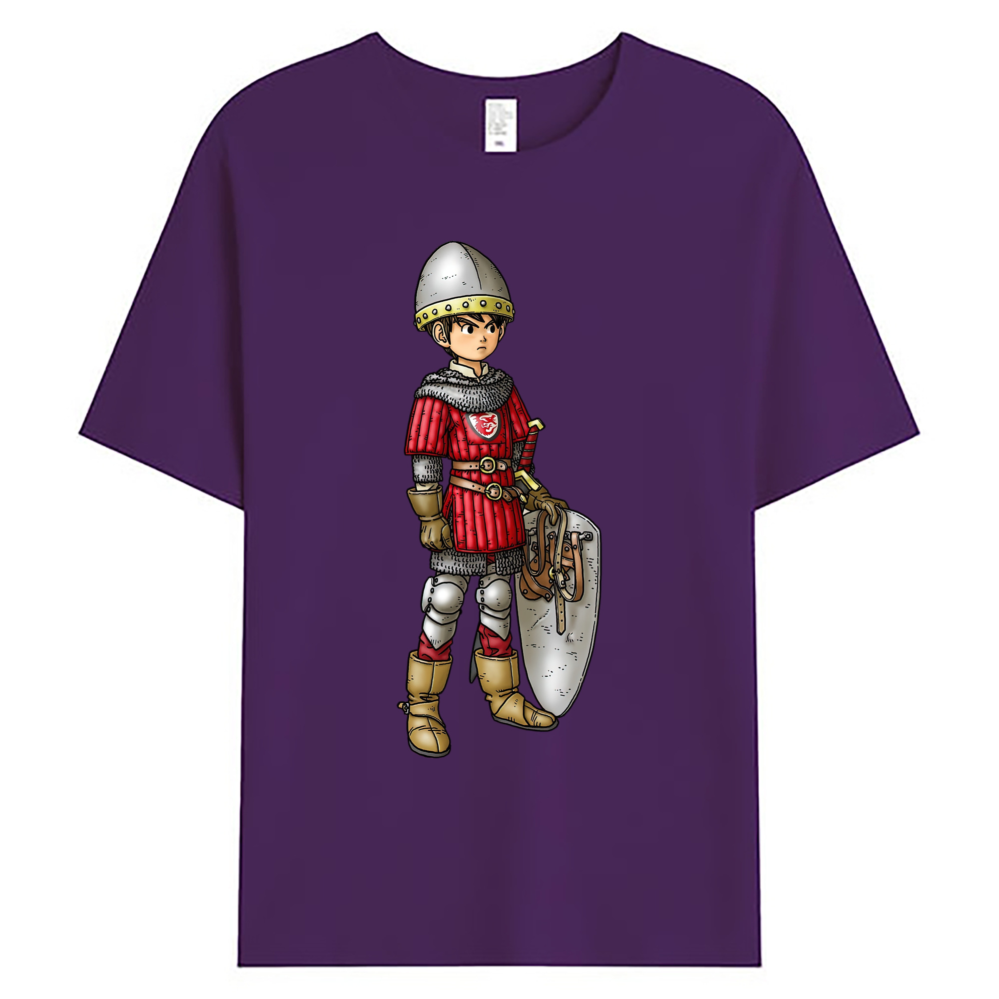（画像用） ドラゴンクエスト Doragon Kuesuto Dragon Quest 綿100％ メンズ半袖Tシャツ｜肌触りやわらか＆通気性