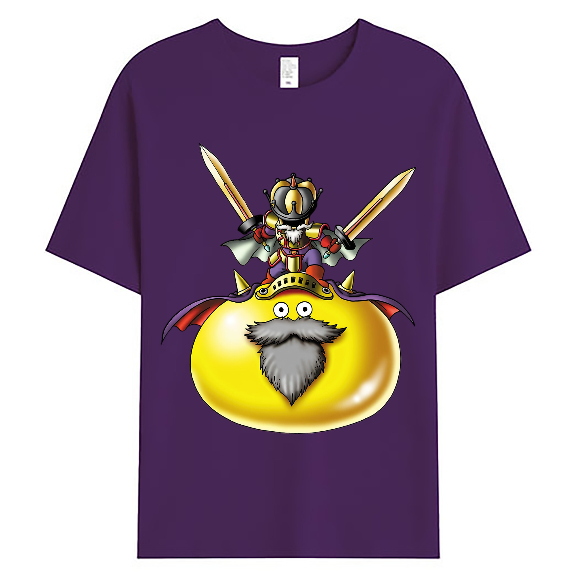 （画像用） ドラゴンクエスト Doragon Kuesuto Dragon Quest 綿100％ メンズ半袖Tシャツ｜肌触りやわらか＆通気性