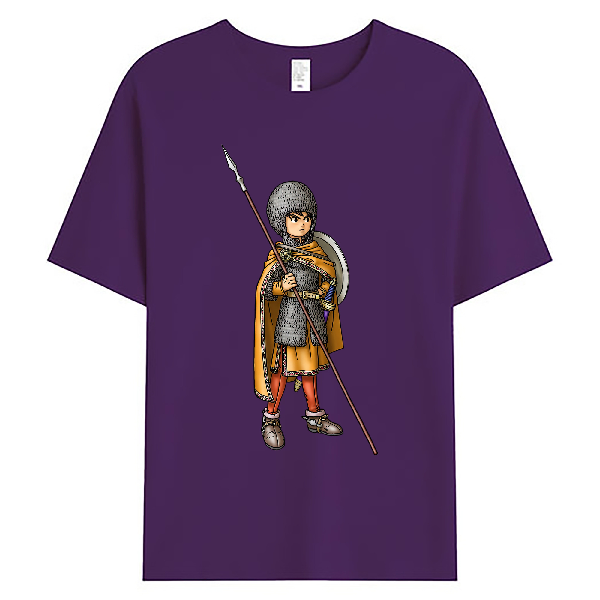 （画像用） ドラゴンクエスト Doragon Kuesuto Dragon Quest 綿100％ メンズ半袖Tシャツ｜肌触りやわらか＆通気性