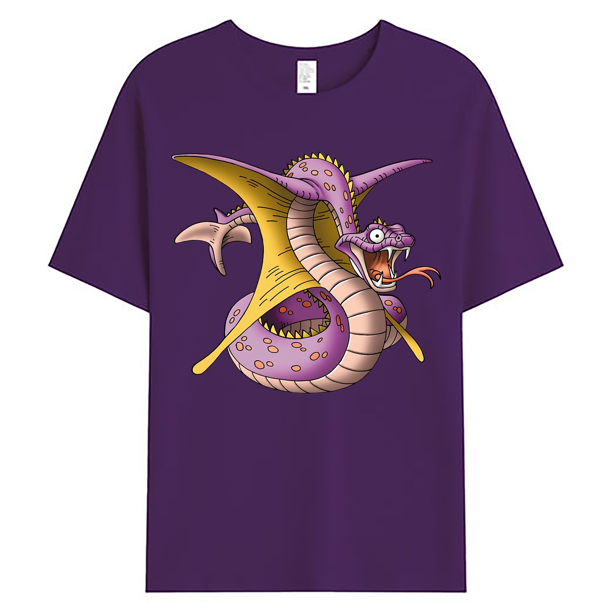 （画像用） ドラゴンクエスト Doragon Kuesuto Dragon Quest 綿100％ メンズ半袖Tシャツ｜肌触りやわらか＆通気性