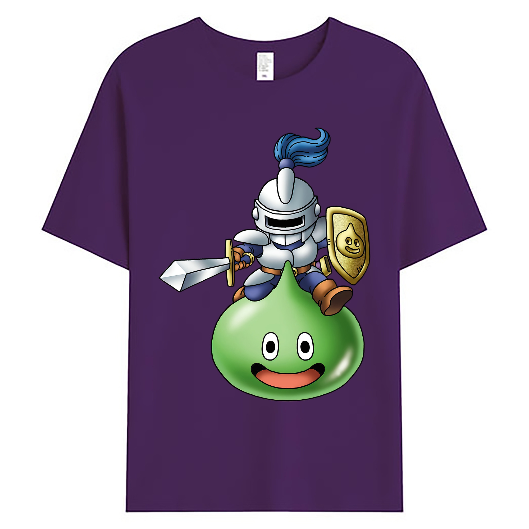 （画像用） ドラゴンクエスト Doragon Kuesuto Dragon Quest 綿100％ メンズ半袖Tシャツ｜肌触りやわらか＆通気性