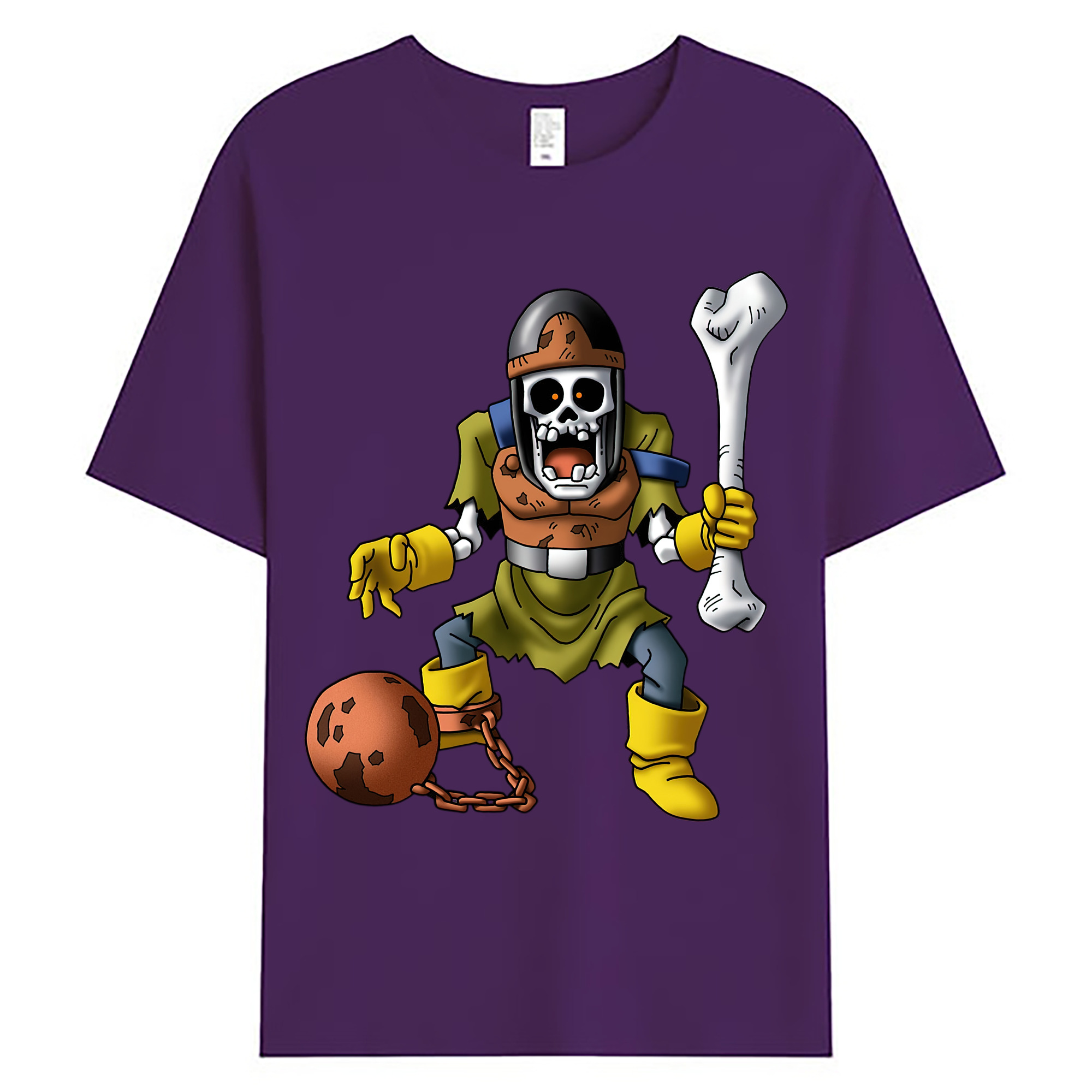 （画像用） ドラゴンクエスト Doragon Kuesuto Dragon Quest 綿100％ メンズ半袖Tシャツ｜肌触りやわらか＆通気性