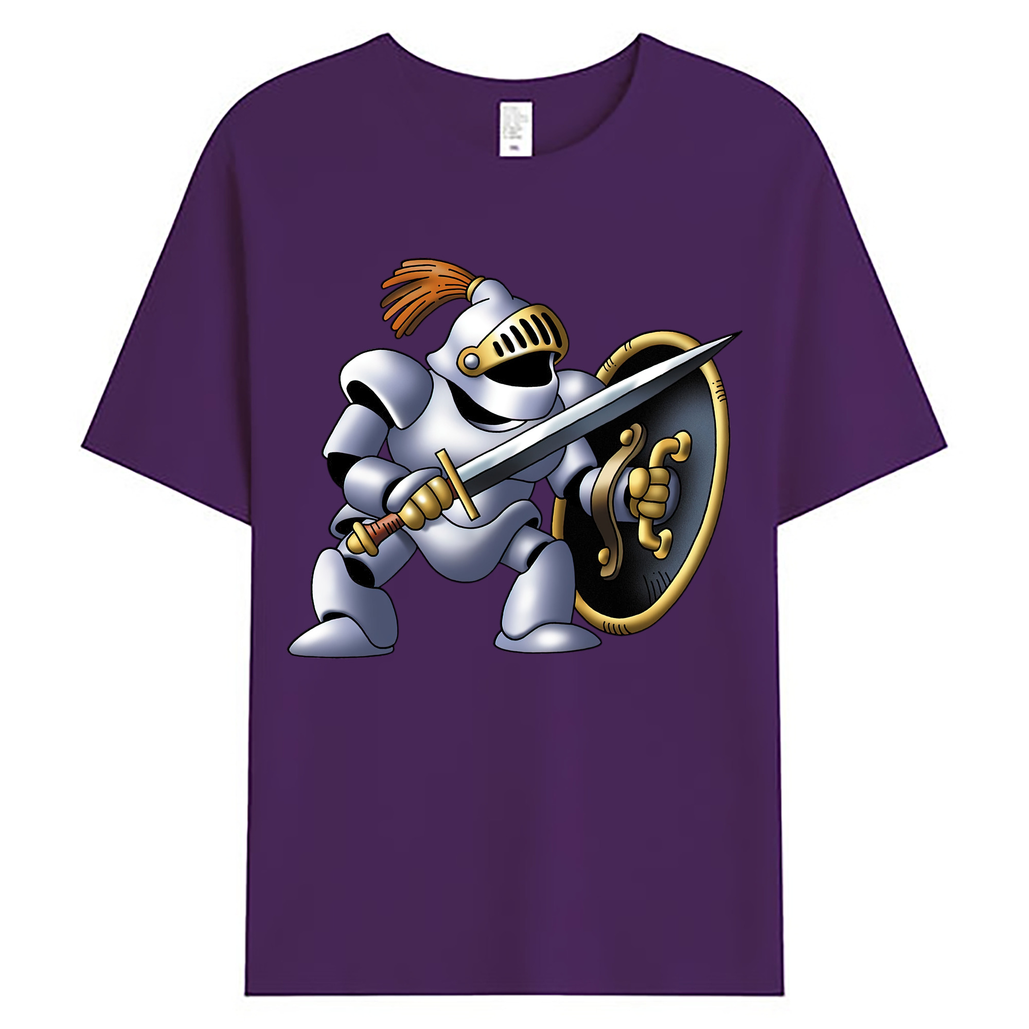 （画像用） ドラゴンクエスト Doragon Kuesuto Dragon Quest 綿100％ メンズ半袖Tシャツ｜肌触りやわらか＆通気性