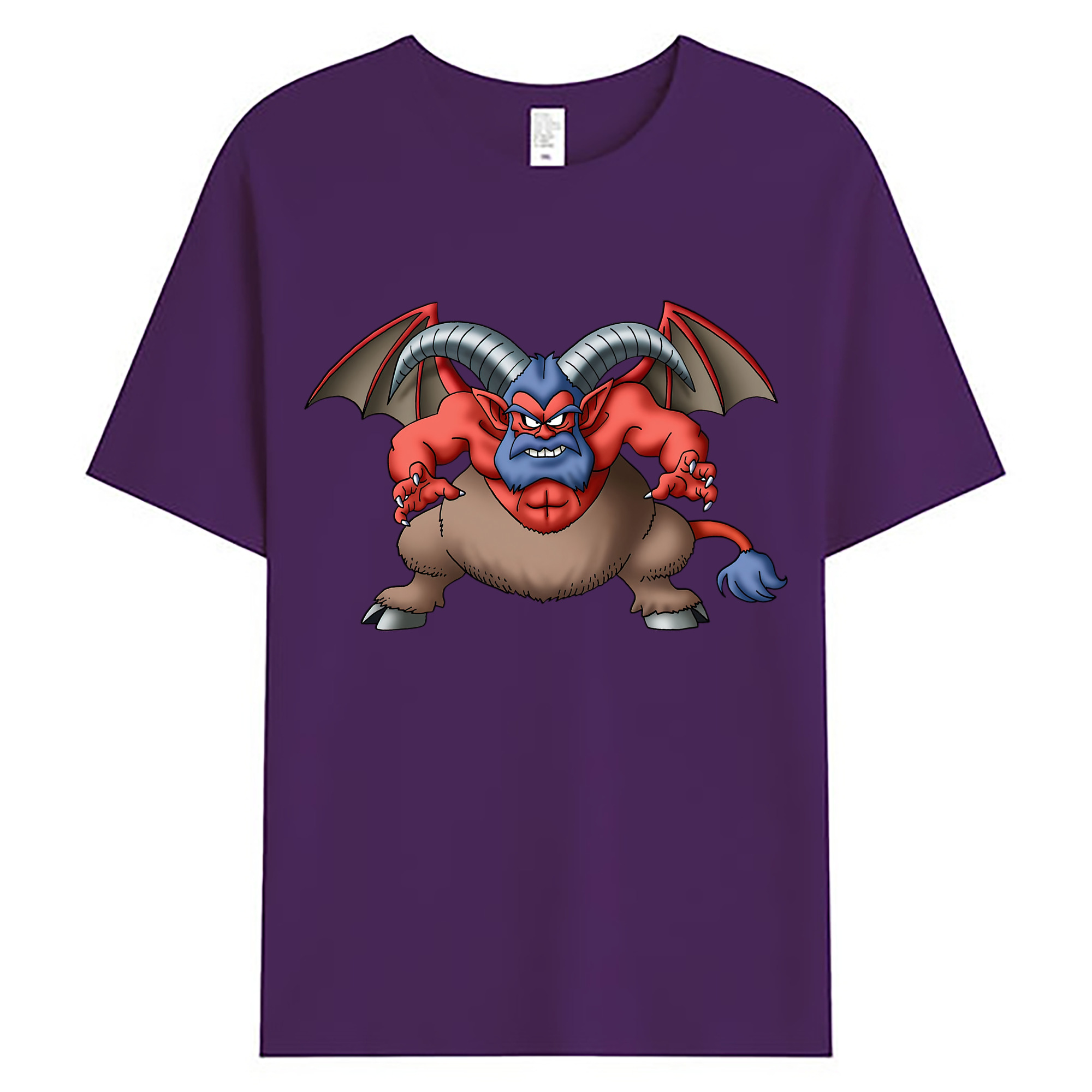 （画像用） ドラゴンクエスト Doragon Kuesuto Dragon Quest 綿100％ メンズ半袖Tシャツ｜肌触りやわらか＆通気性