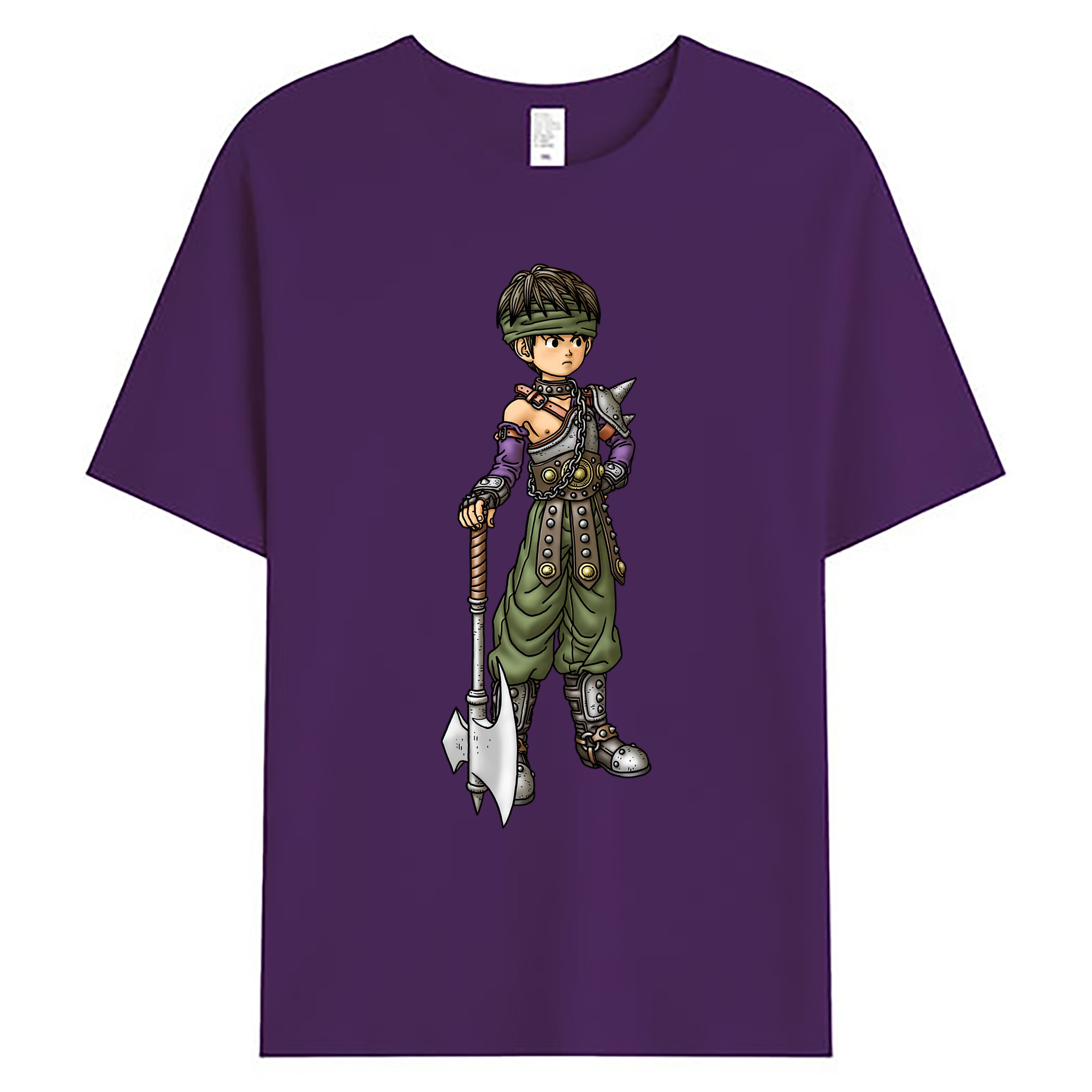 （画像用） ドラゴンクエスト Doragon Kuesuto Dragon Quest 綿100％ メンズ半袖Tシャツ｜肌触りやわらか＆通気性